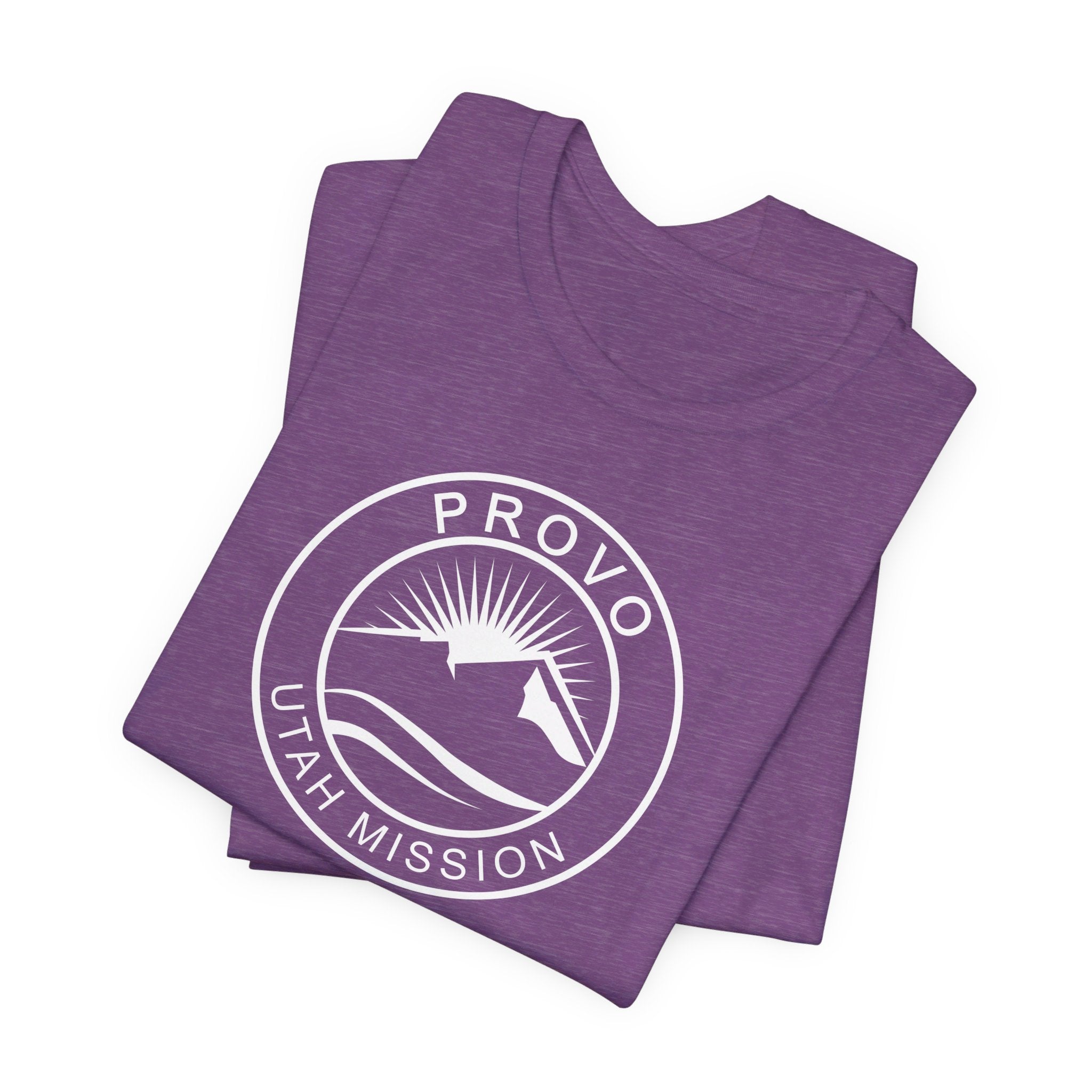 Utah Provo Mission Circular Monochrome Logo T-Shirt - Mission Wishlist - LDS Missionary Gift Store