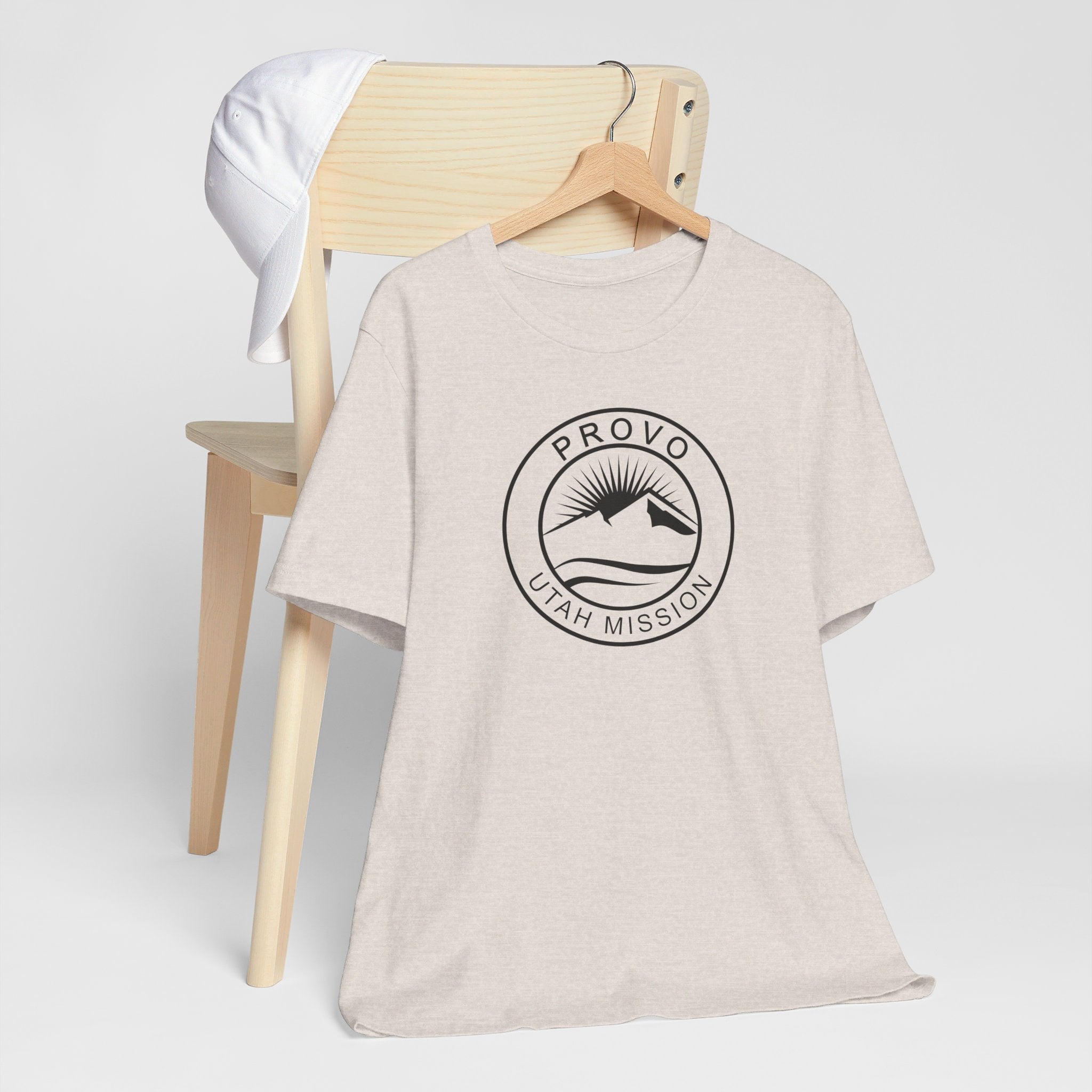 Utah Provo Mission Circular Monochrome Logo T-Shirt - Mission Wishlist - LDS Missionary Gift Store