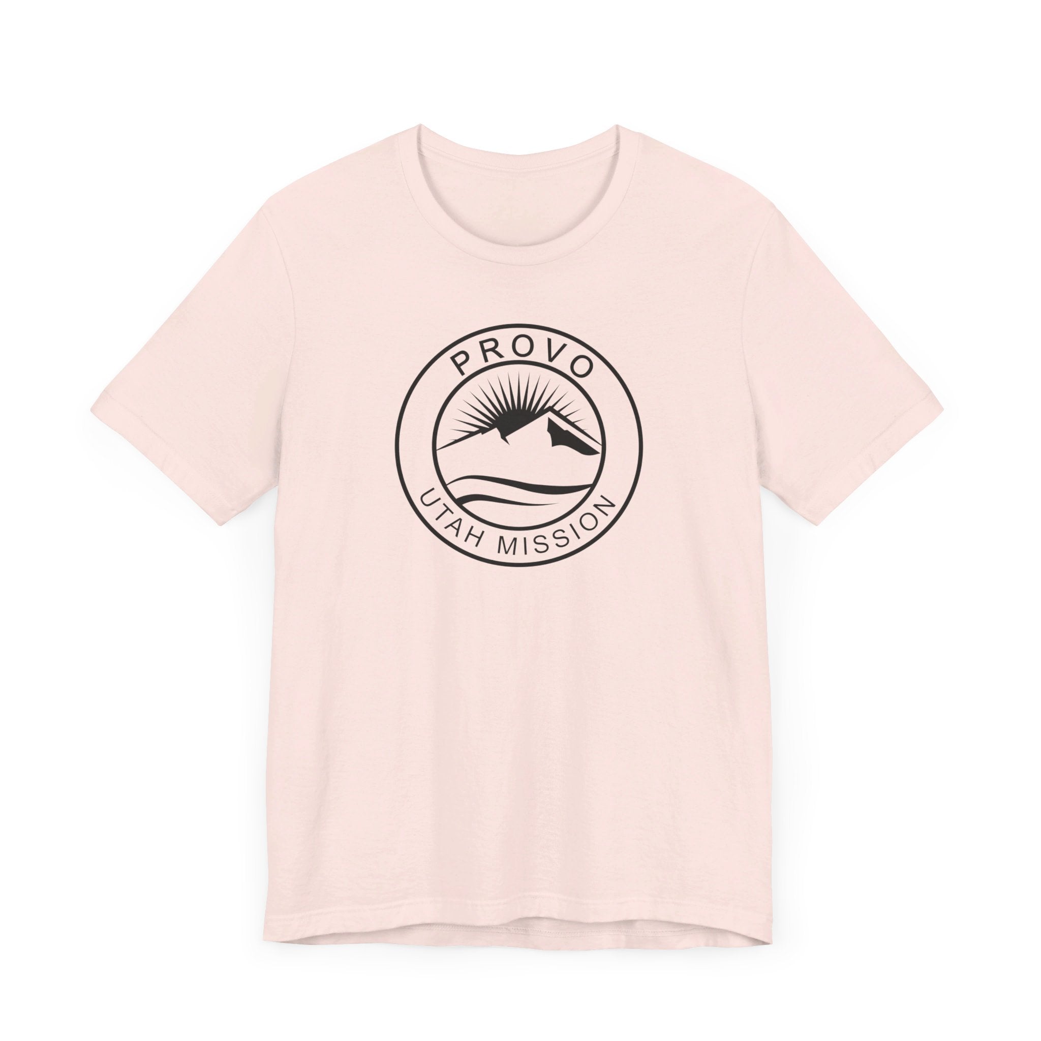 Utah Provo Mission Circular Monochrome Logo T-Shirt - Mission Wishlist - LDS Missionary Gift Store