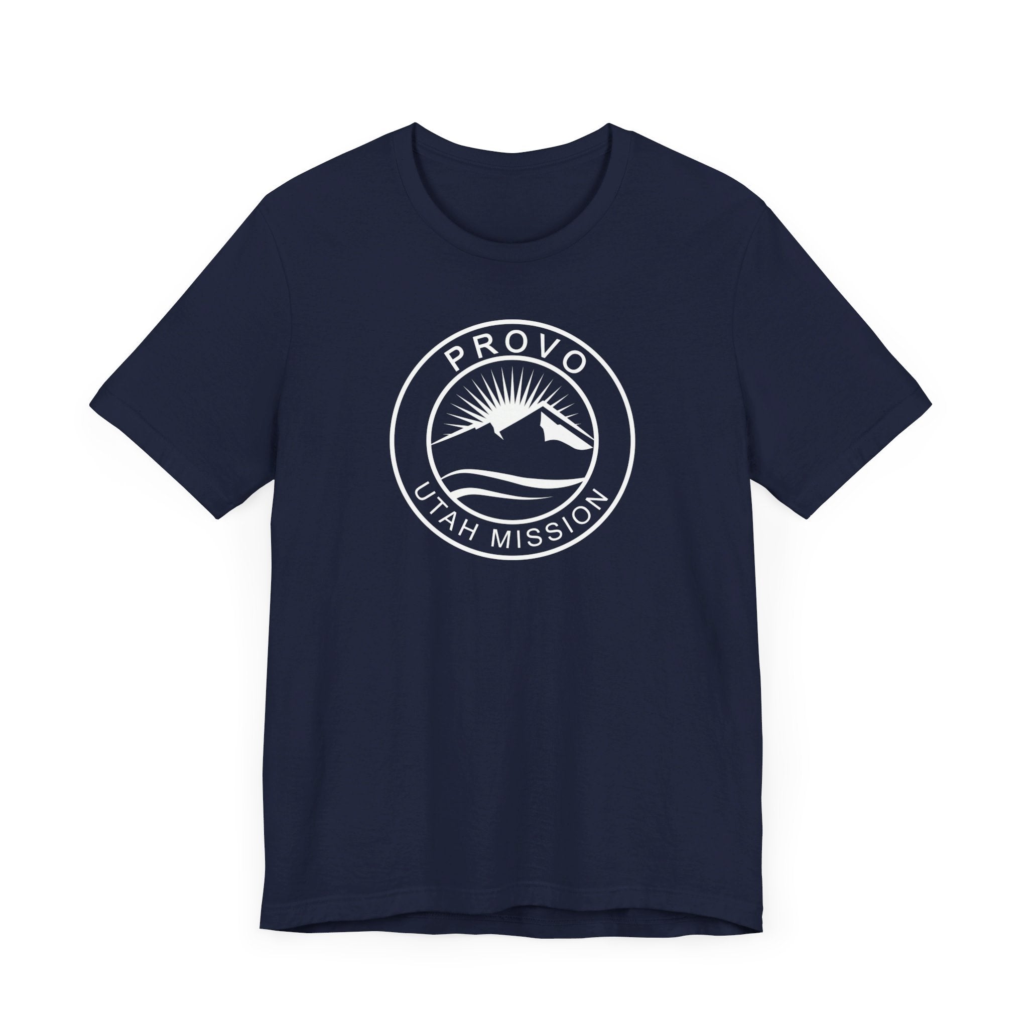 Utah Provo Mission Circular Monochrome Logo T-Shirt - Mission Wishlist - LDS Missionary Gift Store