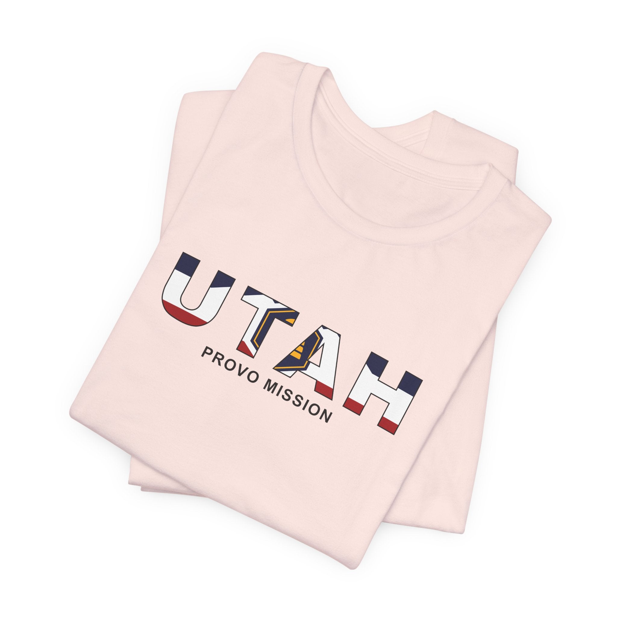 Utah Provo Mission Flag Title T-shirt - Mission Wishlist - LDS Missionary Gift Store