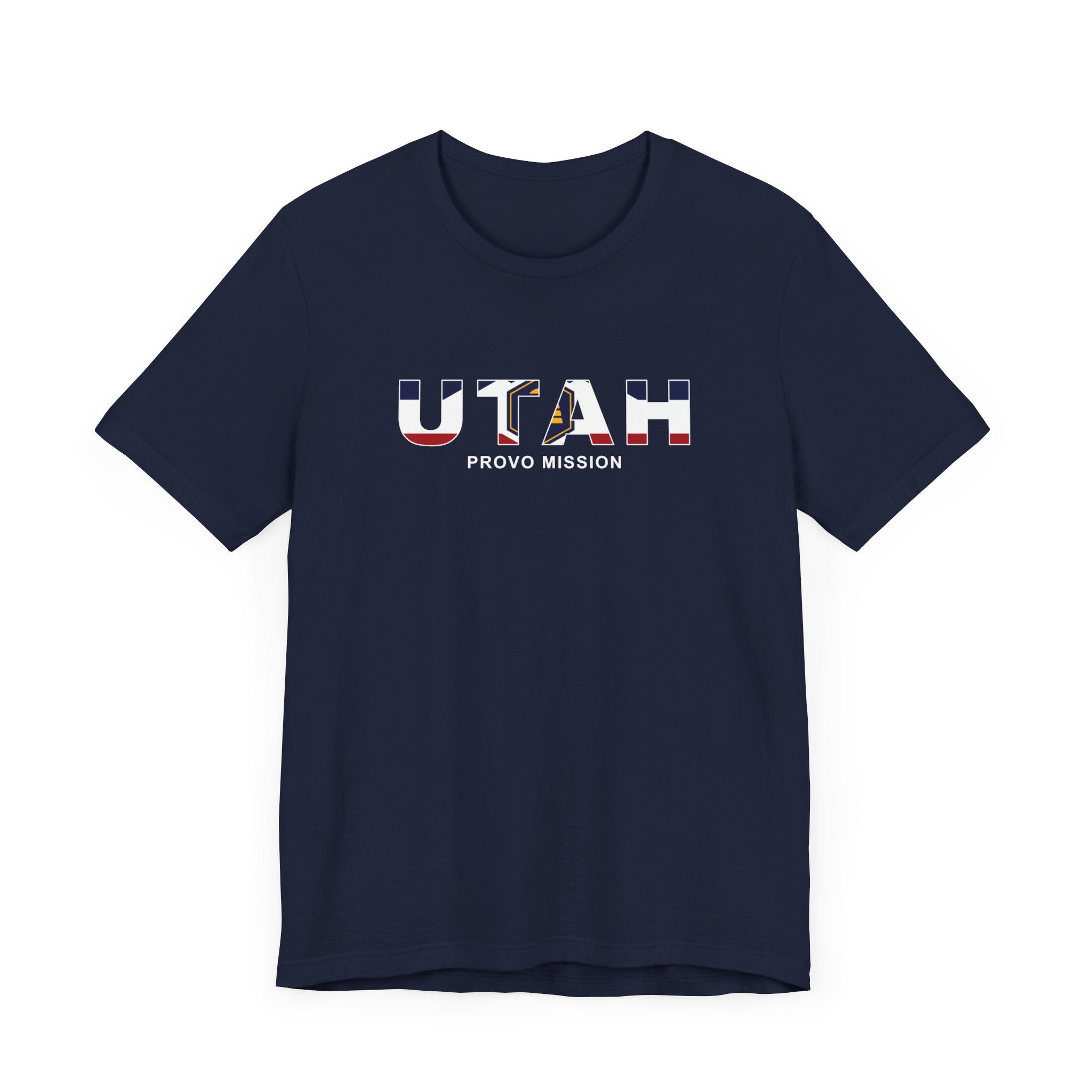 Utah Provo Mission Flag Title T-shirt - Mission Wishlist - LDS Missionary Gift Store