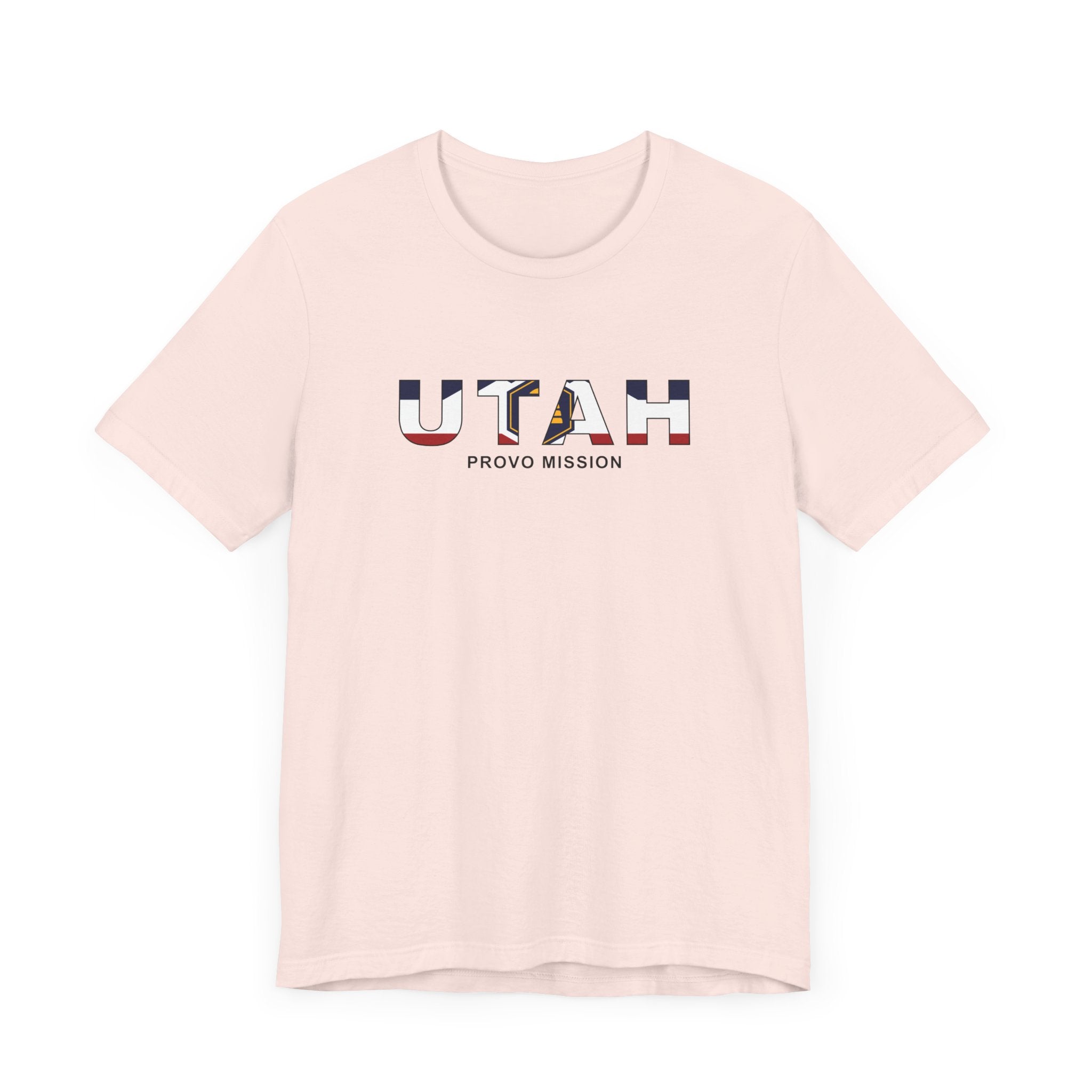 Utah Provo Mission Flag Title T-shirt - Mission Wishlist - LDS Missionary Gift Store