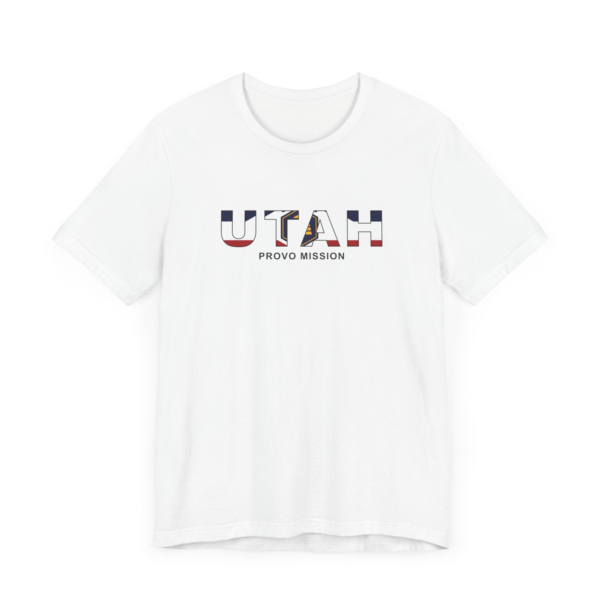 Utah Provo Mission Flag Title T-shirt - Mission Wishlist - LDS Missionary Gift Store