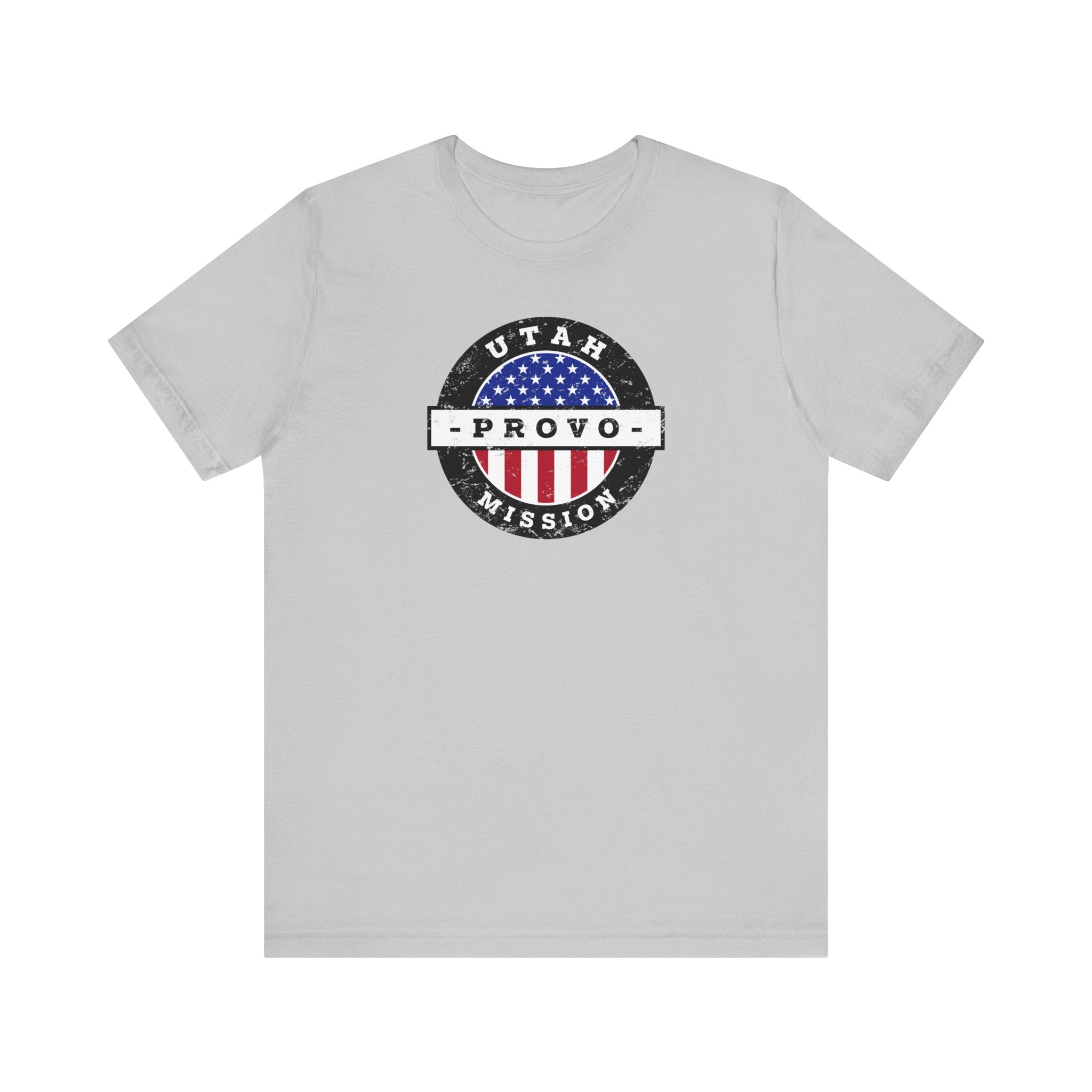 Utah Provo Mission Vintage Circular USA Flag T-Shirt - Mission Wishlist - LDS Missionary Gift Store
