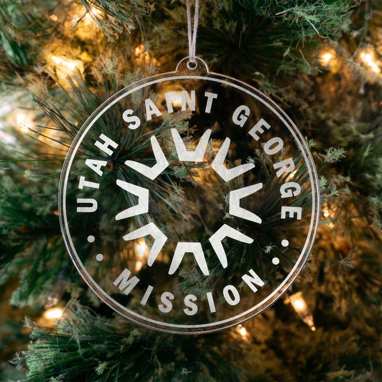 Utah Saint George Mission Christmas Ornament - Latter-Day Saint LDS Missionary Gift - Book of Mormon