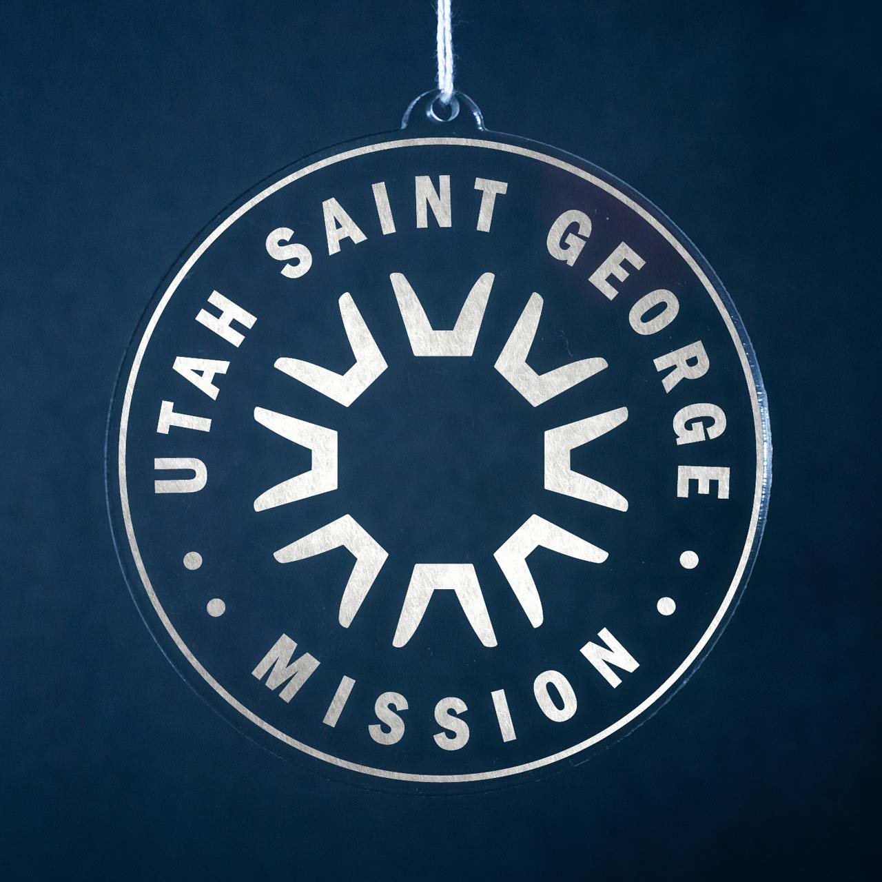 Utah Saint George Mission Christmas Ornament - Latter-Day Saint LDS Missionary Gift - Book of Mormon