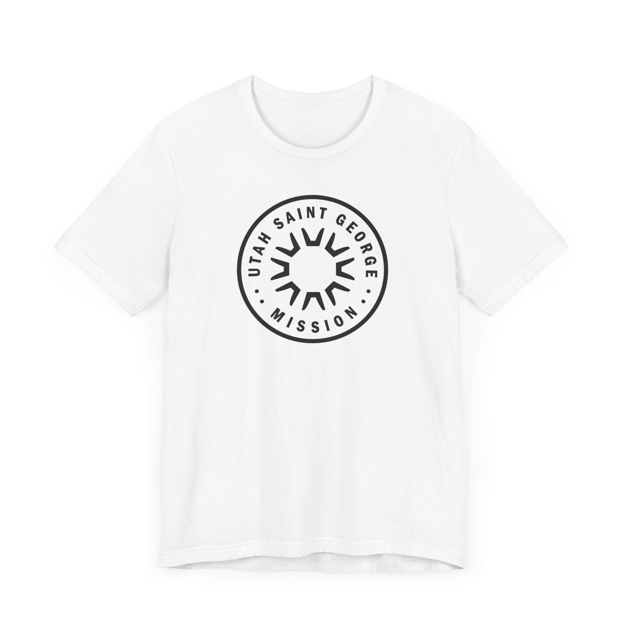 Utah Saint George Mission Circular Monochrome Logo T-Shirt - Mission Wishlist - LDS Missionary Gift Store
