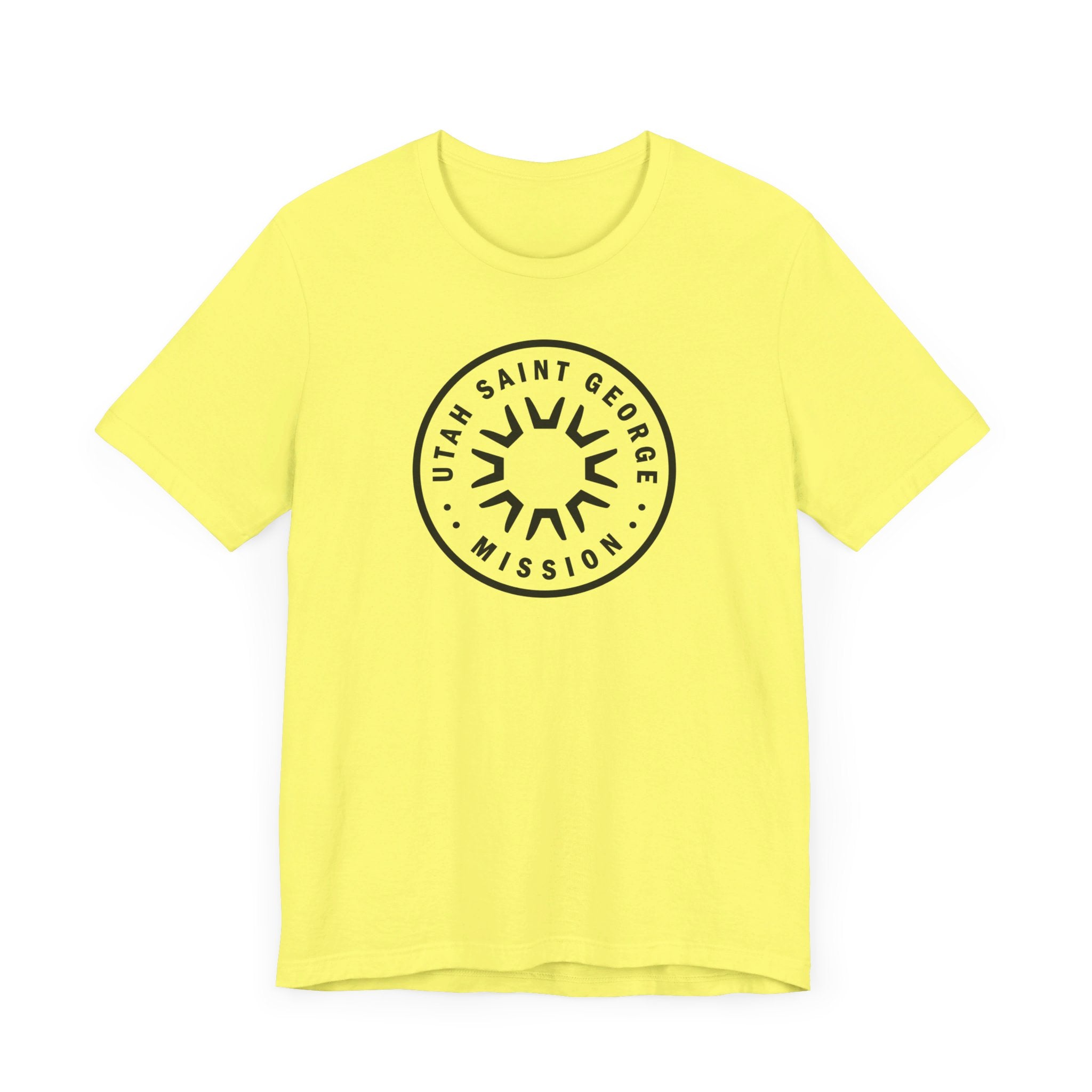 Utah Saint George Mission Circular Monochrome Logo T-Shirt - Mission Wishlist - LDS Missionary Gift Store