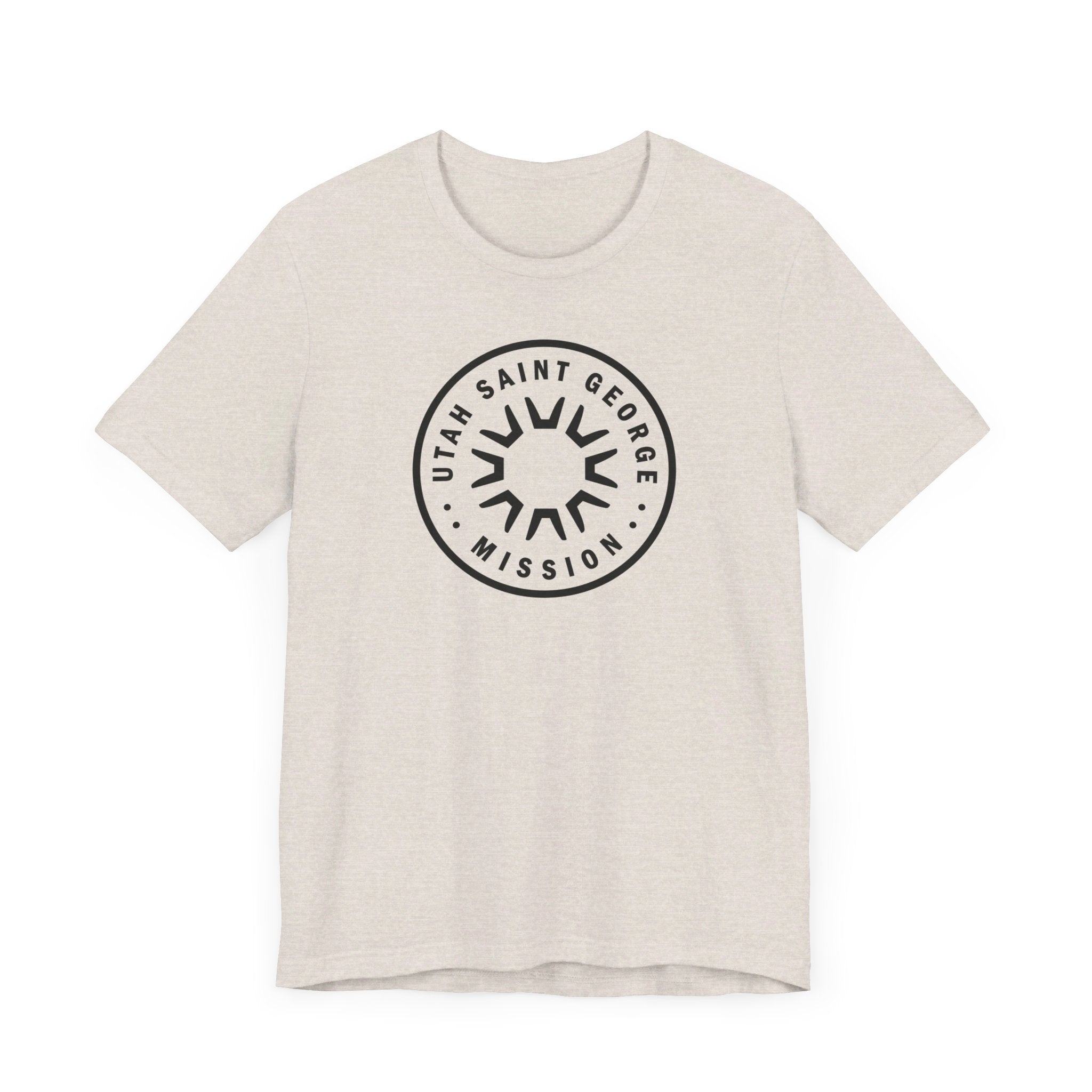 Utah Saint George Mission Circular Monochrome Logo T-Shirt - Mission Wishlist - LDS Missionary Gift Store