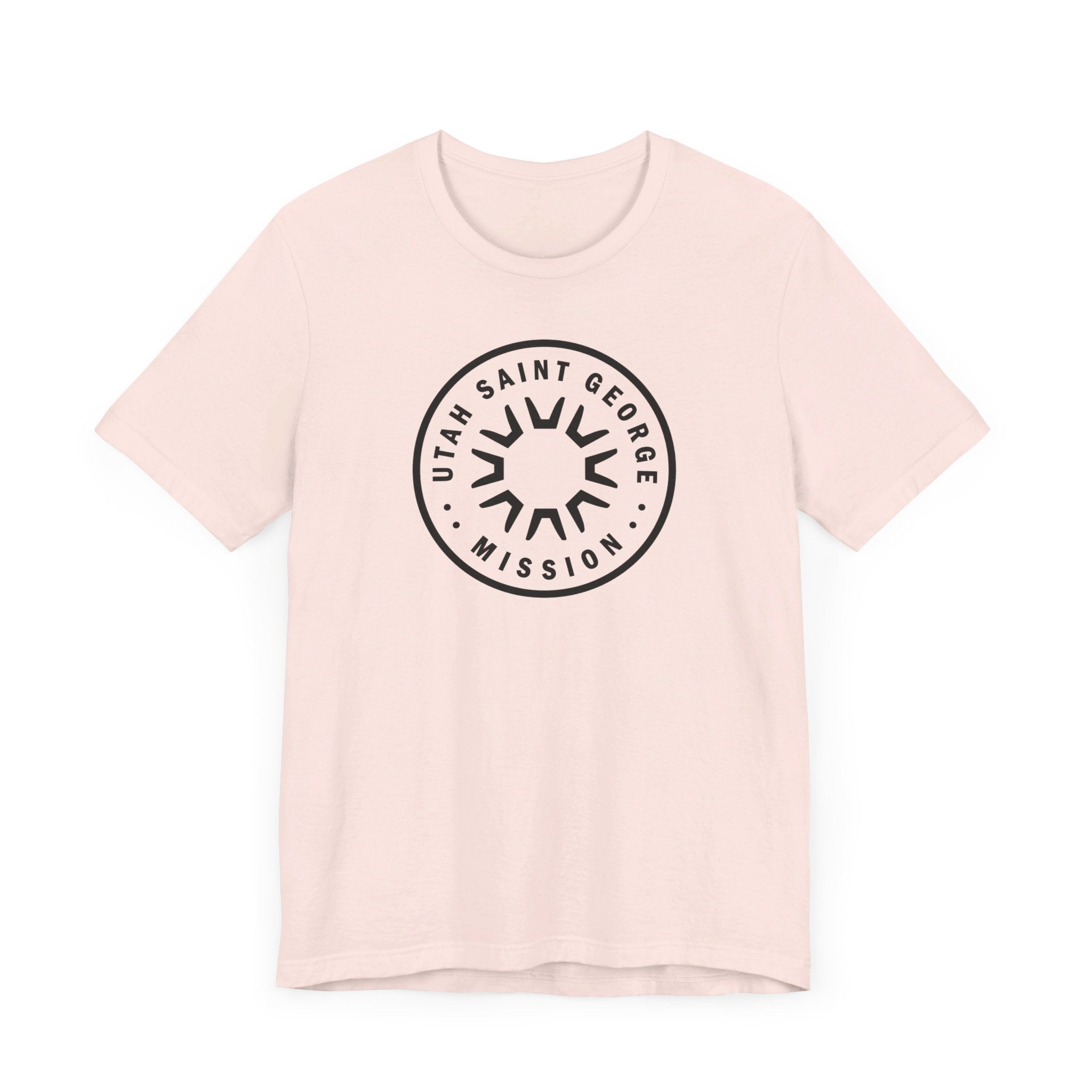 Utah Saint George Mission Circular Monochrome Logo T-Shirt - Mission Wishlist - LDS Missionary Gift Store