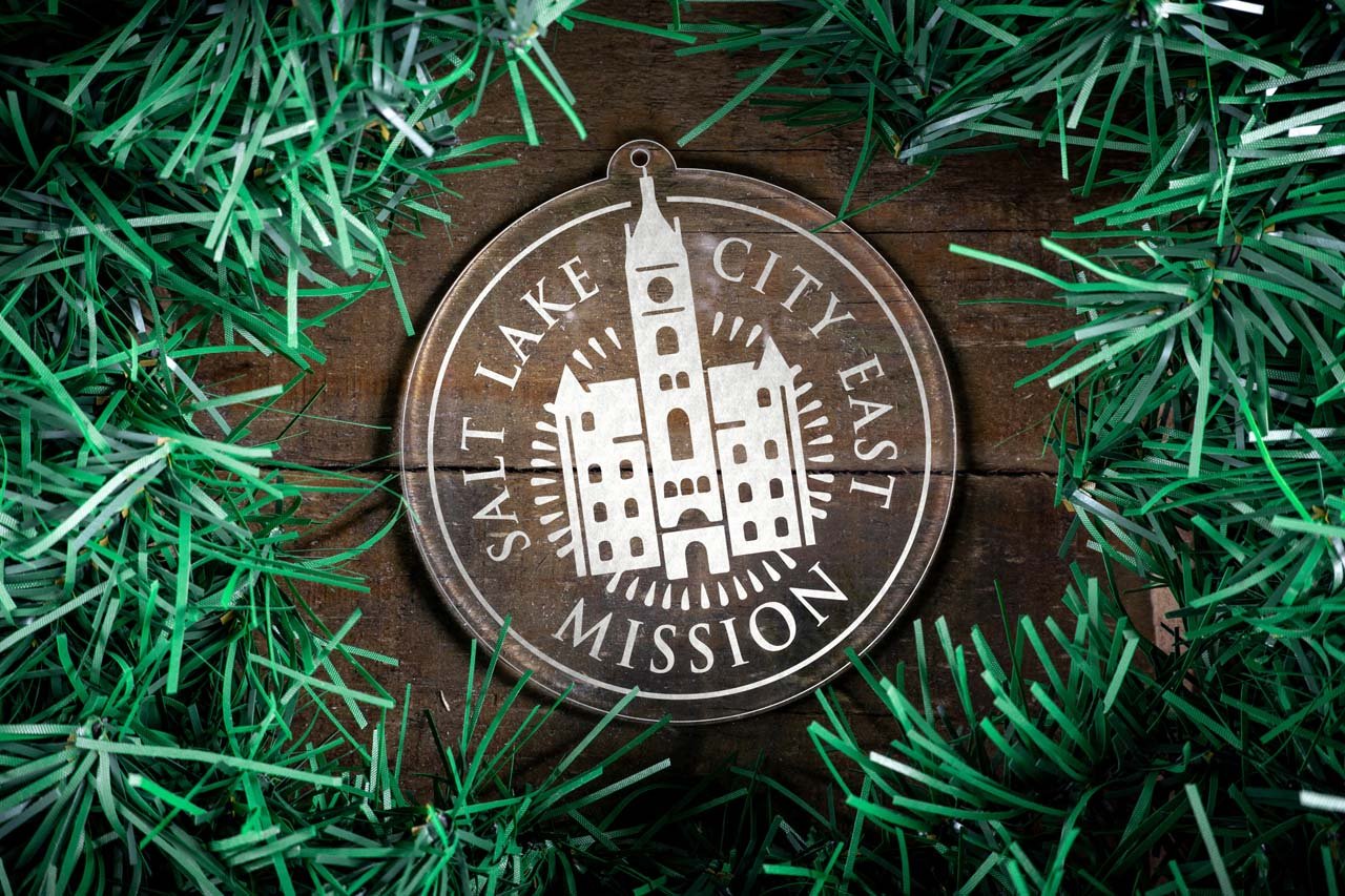 Utah Salt Lake City East Mission Christmas Ornament - Latter-Day Saint LDS Missionary Gift - Book of Mormon