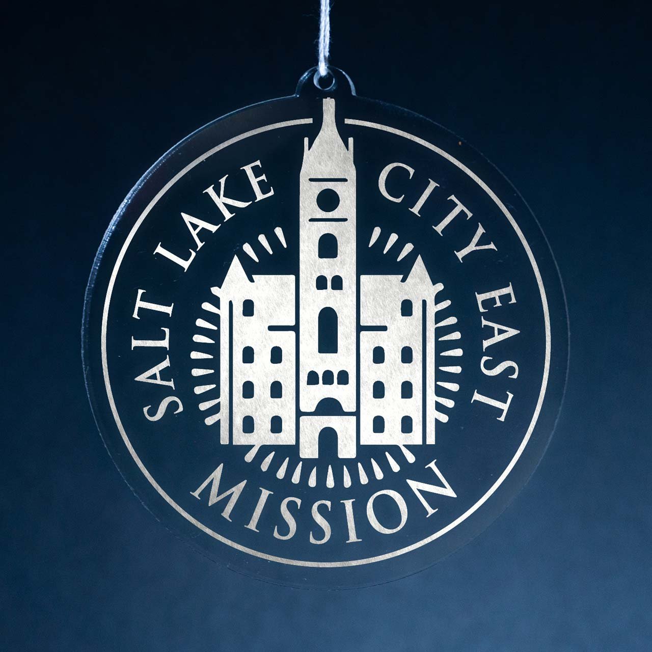 Utah Salt Lake City East Mission Christmas Ornament - Latter-Day Saint LDS Missionary Gift - Book of Mormon