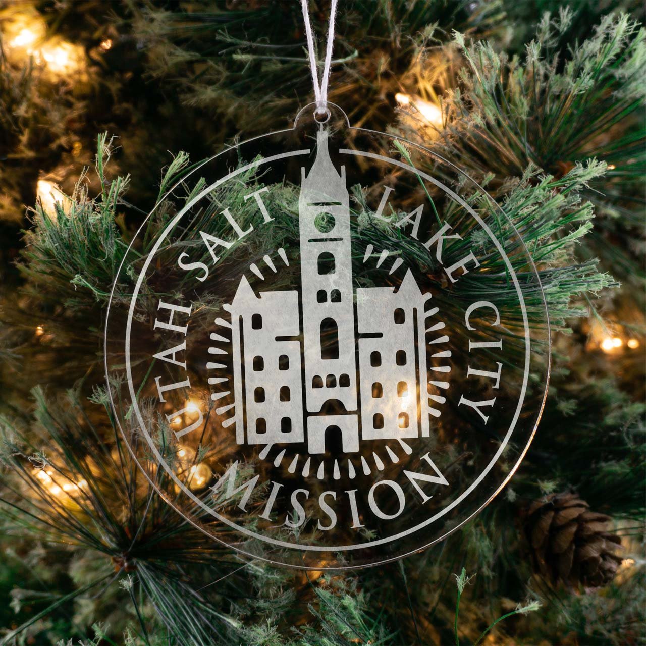 Utah Salt Lake City Mission Christmas Ornament - Latter-Day Saint LDS Missionary Gift - Book of Mormon