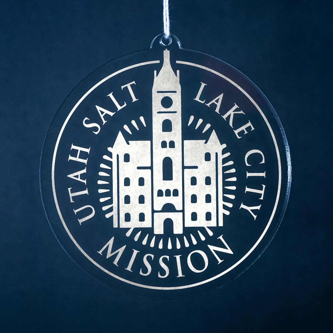 Utah Salt Lake City Mission Christmas Ornament - Latter-Day Saint LDS Missionary Gift - Book of Mormon