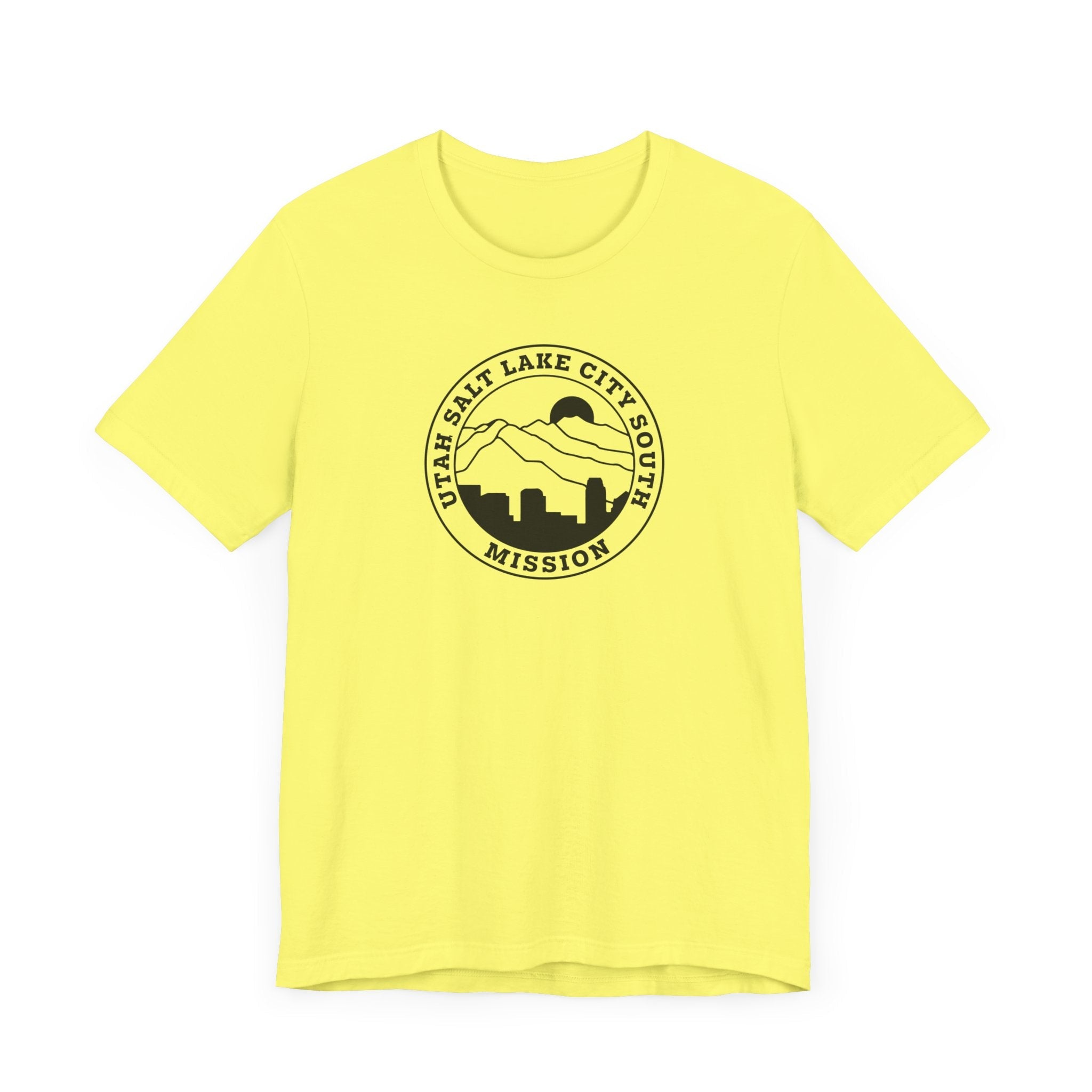 Utah Salt Lake City South Mission Circular Monochrome Logo T-Shirt - Mission Wishlist - LDS Missionary Gift Store