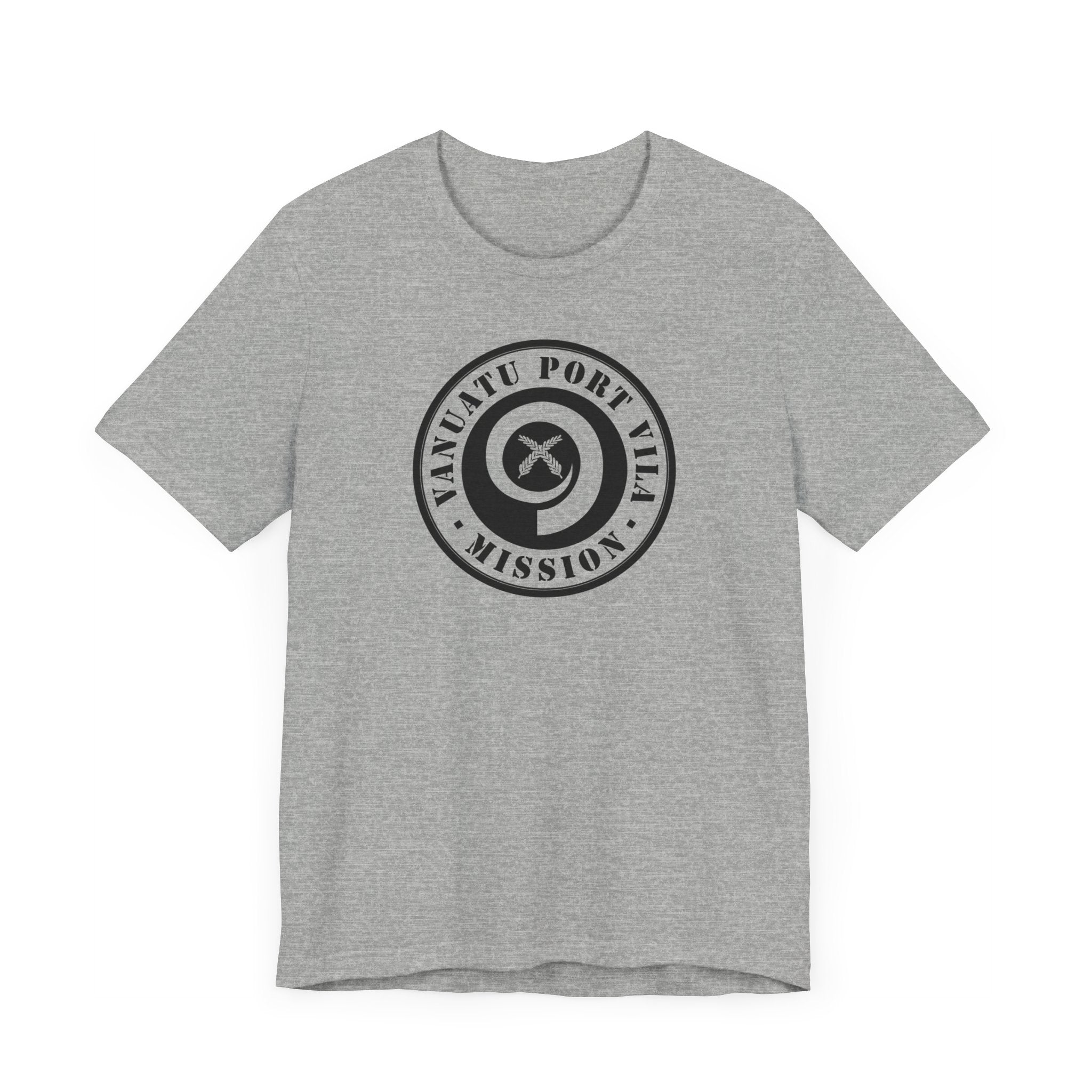 Vanuatu Port Vila Mission Circular Monochrome Logo T-Shirt - Mission Wishlist - LDS Missionary Gift Store