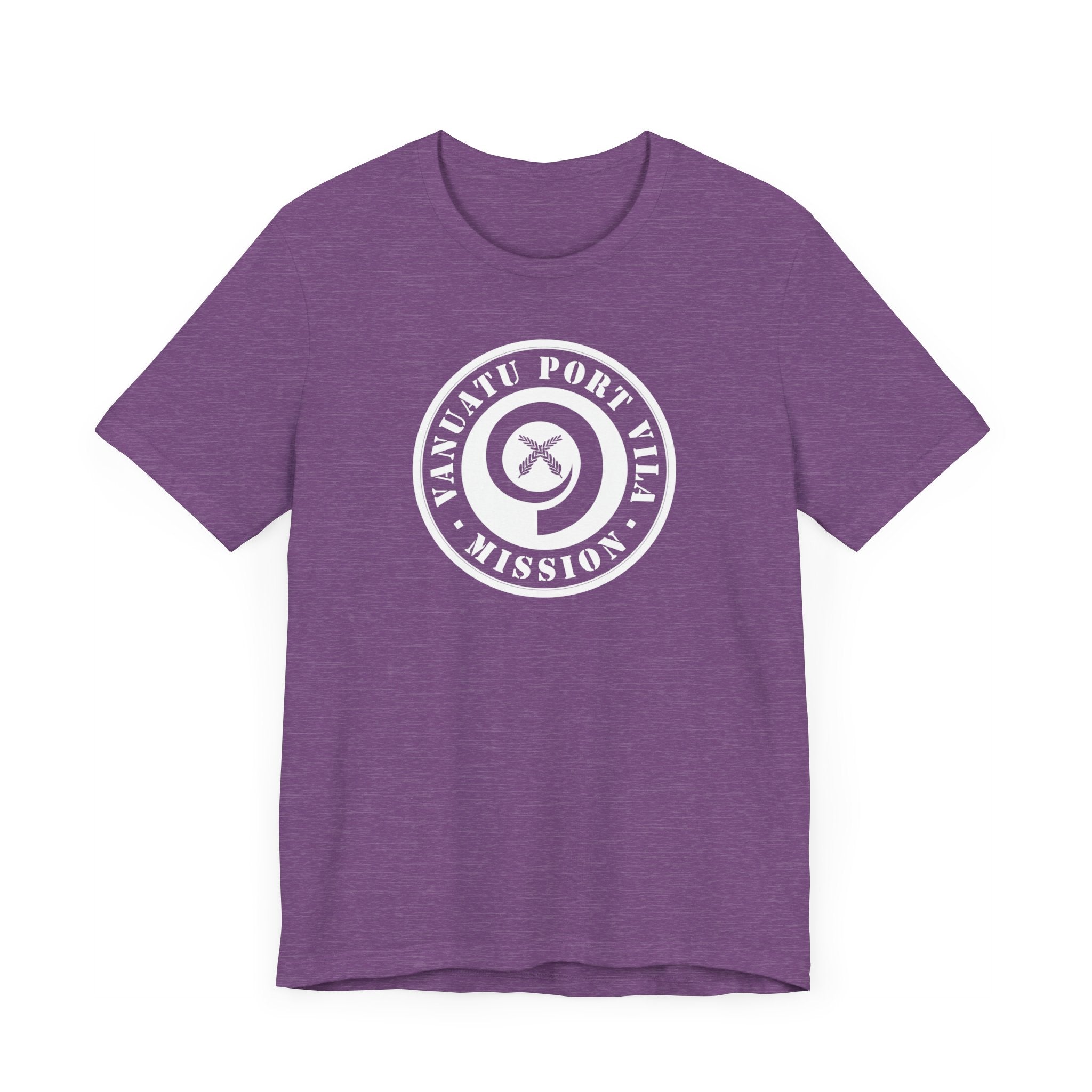 Vanuatu Port Vila Mission Circular Monochrome Logo T-Shirt - Mission Wishlist - LDS Missionary Gift Store