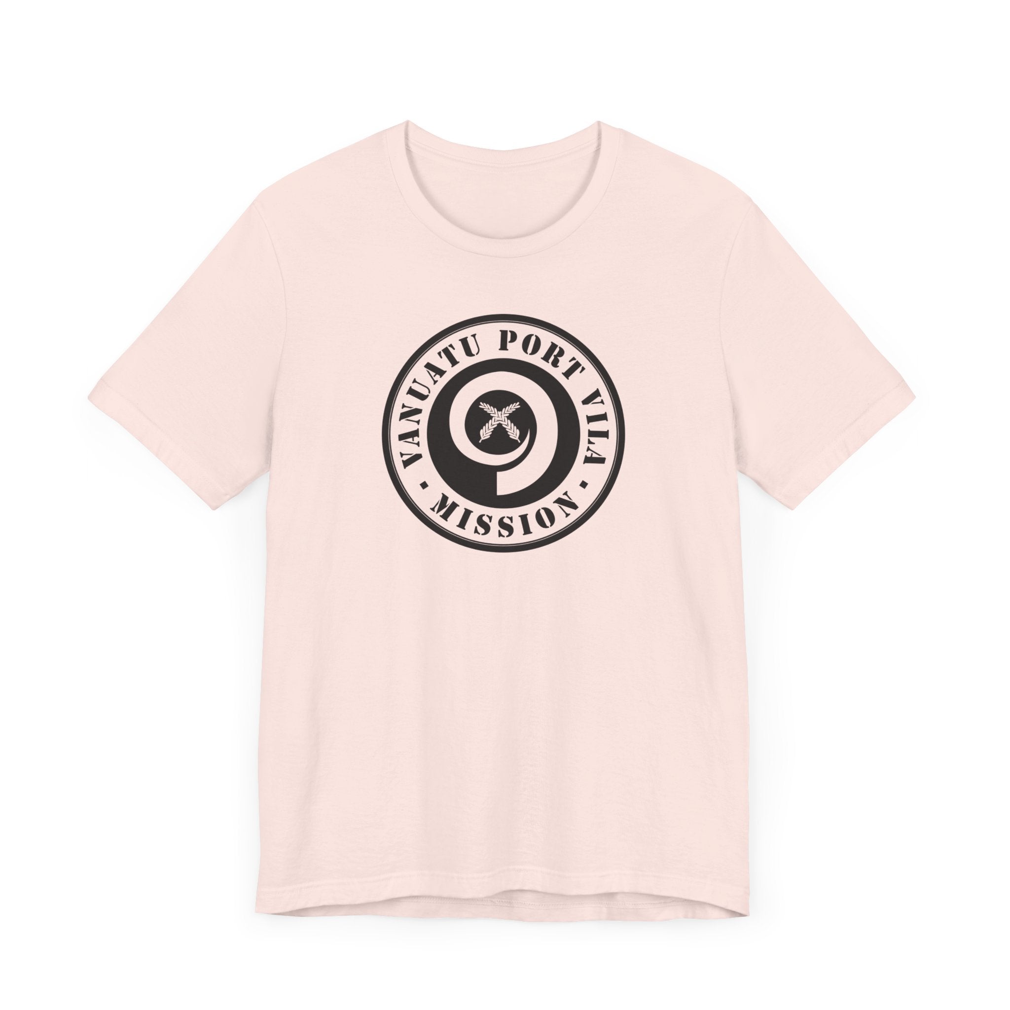 Vanuatu Port Vila Mission Circular Monochrome Logo T-Shirt - Mission Wishlist - LDS Missionary Gift Store
