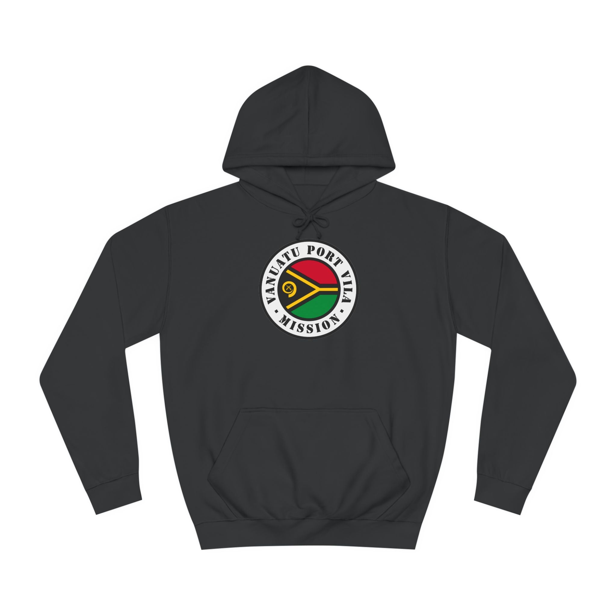 Vanuatu Port Vila Mission Flag Logo (White Border) College Hoodie - Mission Wishlist - LDS Missionary Gift Store