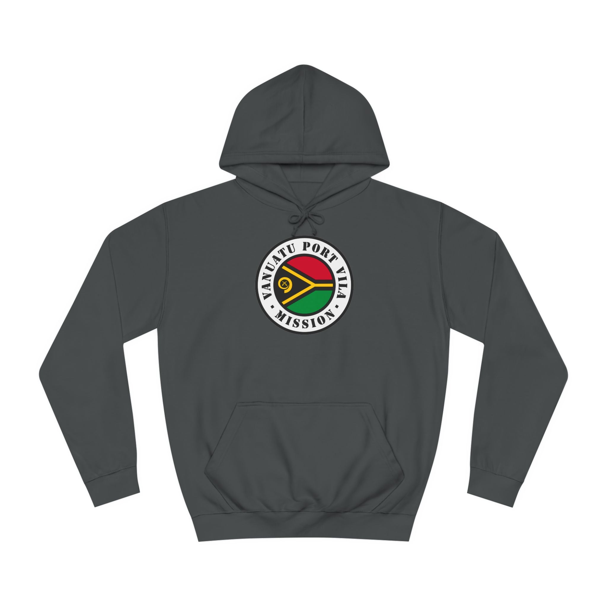 Vanuatu Port Vila Mission Flag Logo (White Border) College Hoodie - Mission Wishlist - LDS Missionary Gift Store