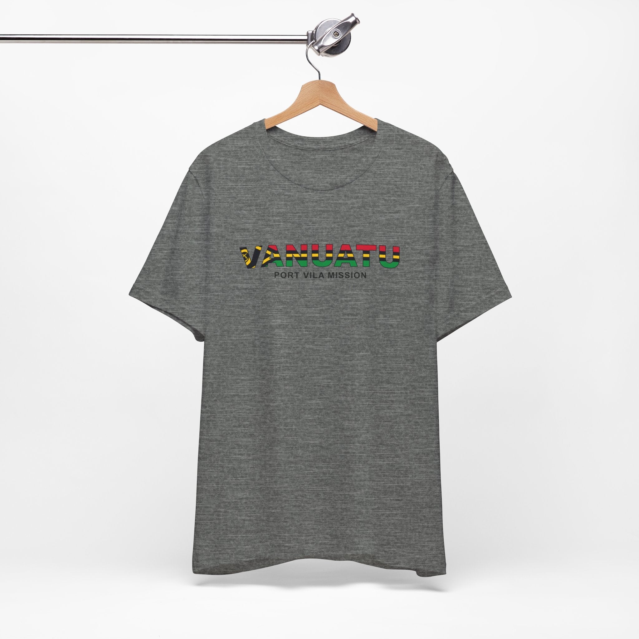 Vanuatu Port Vila Mission Flag Title T-shirt - Mission Wishlist - LDS Missionary Gift Store