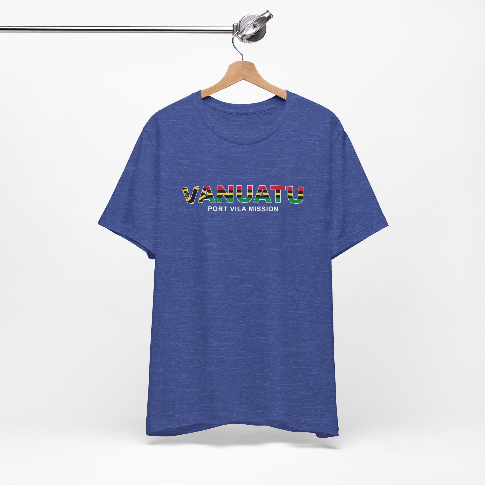 Vanuatu Port Vila Mission Flag Title T-shirt - Mission Wishlist - LDS Missionary Gift Store