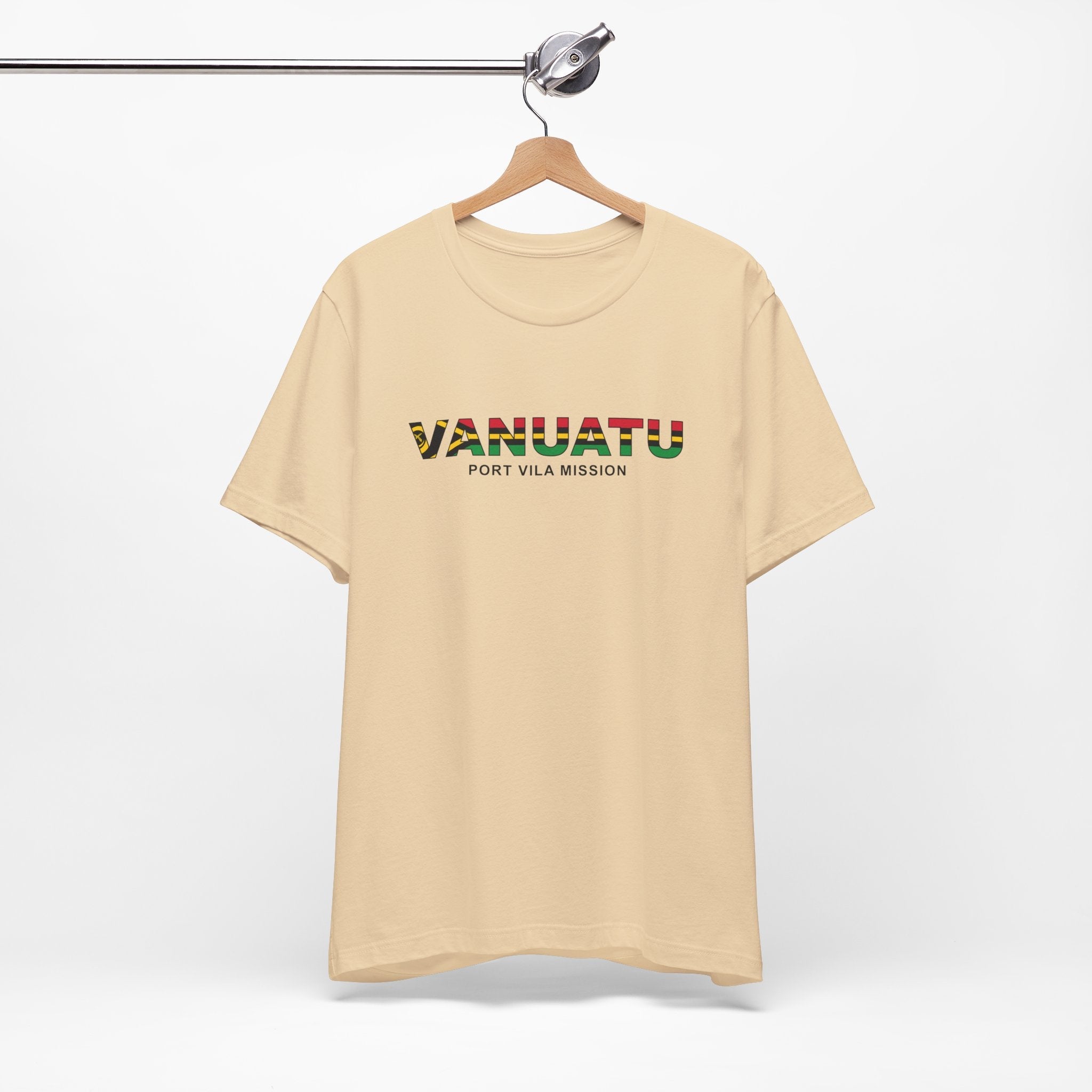 Vanuatu Port Vila Mission Flag Title T-shirt - Mission Wishlist - LDS Missionary Gift Store