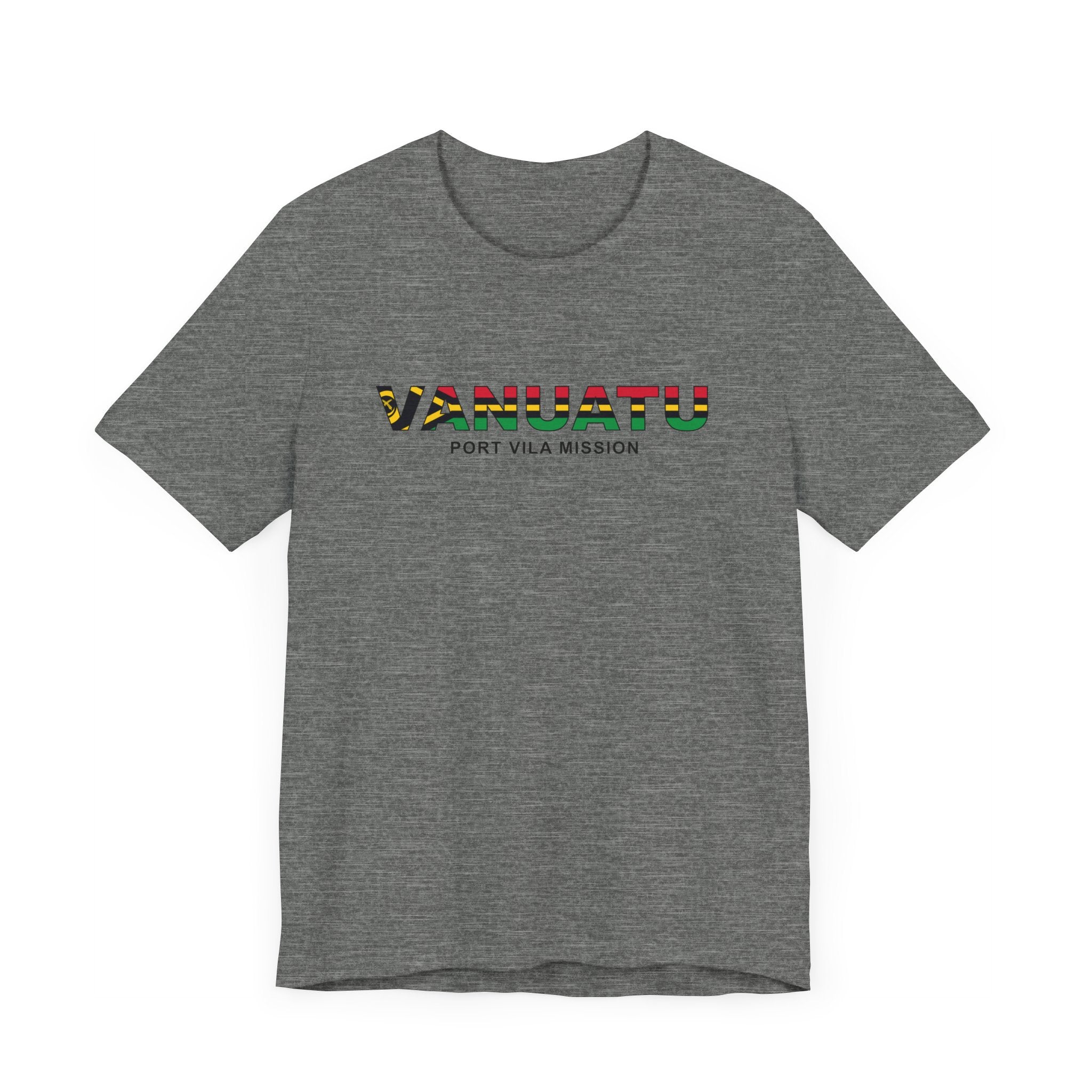 Vanuatu Port Vila Mission Flag Title T-shirt - Mission Wishlist - LDS Missionary Gift Store