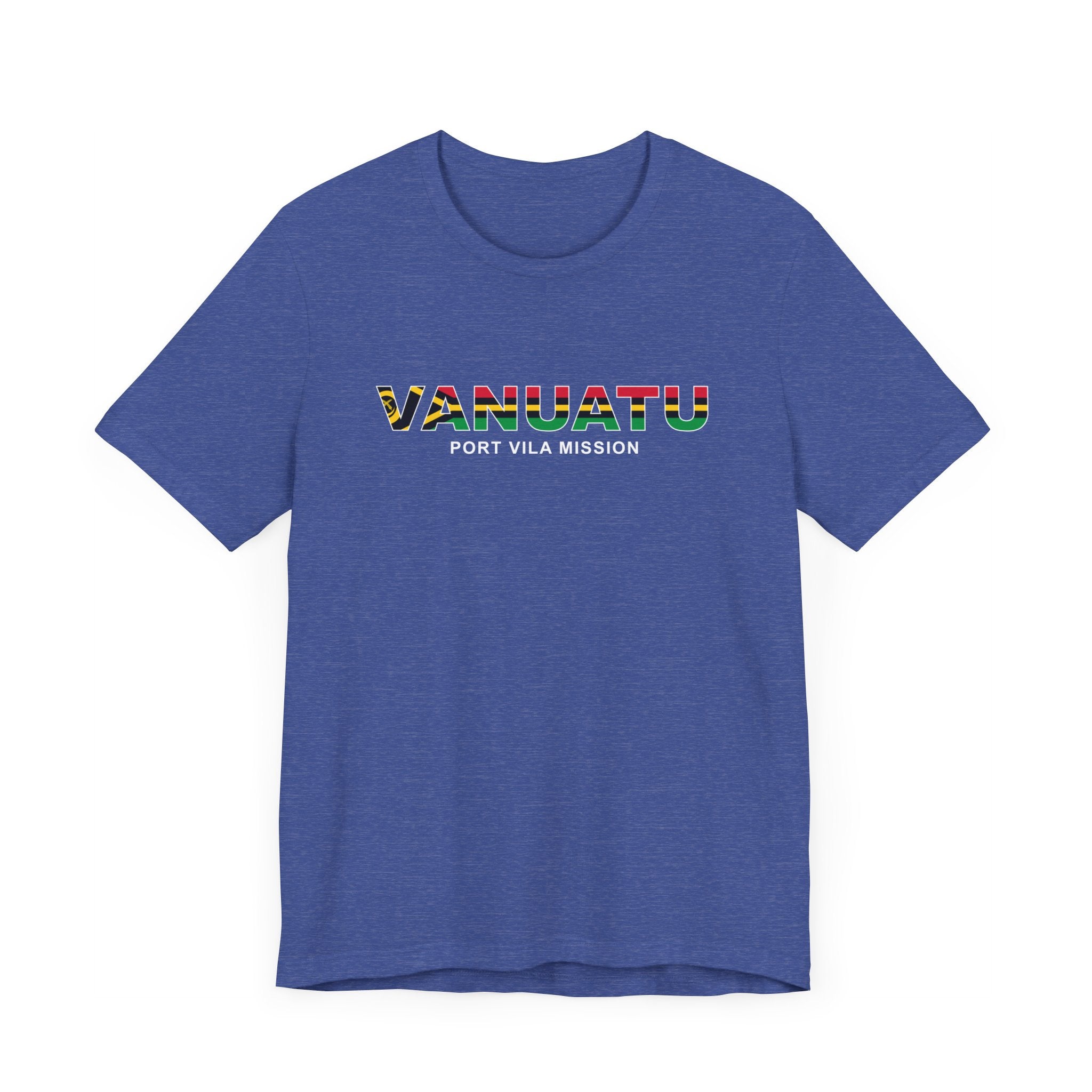 Vanuatu Port Vila Mission Flag Title T-shirt - Mission Wishlist - LDS Missionary Gift Store