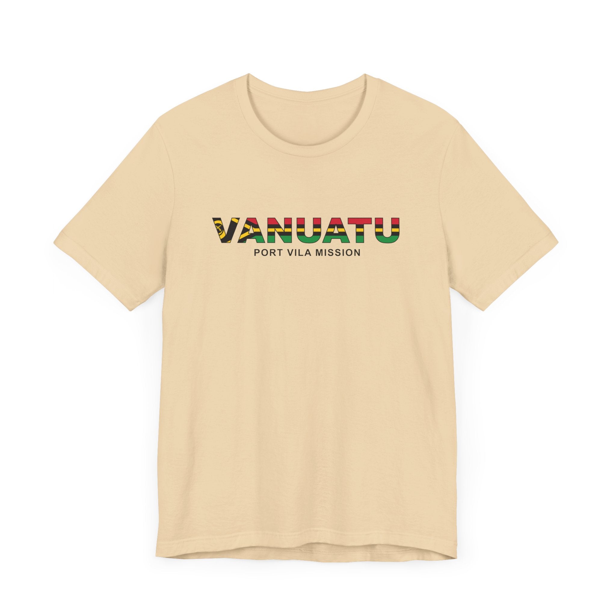 Vanuatu Port Vila Mission Flag Title T-shirt - Mission Wishlist - LDS Missionary Gift Store