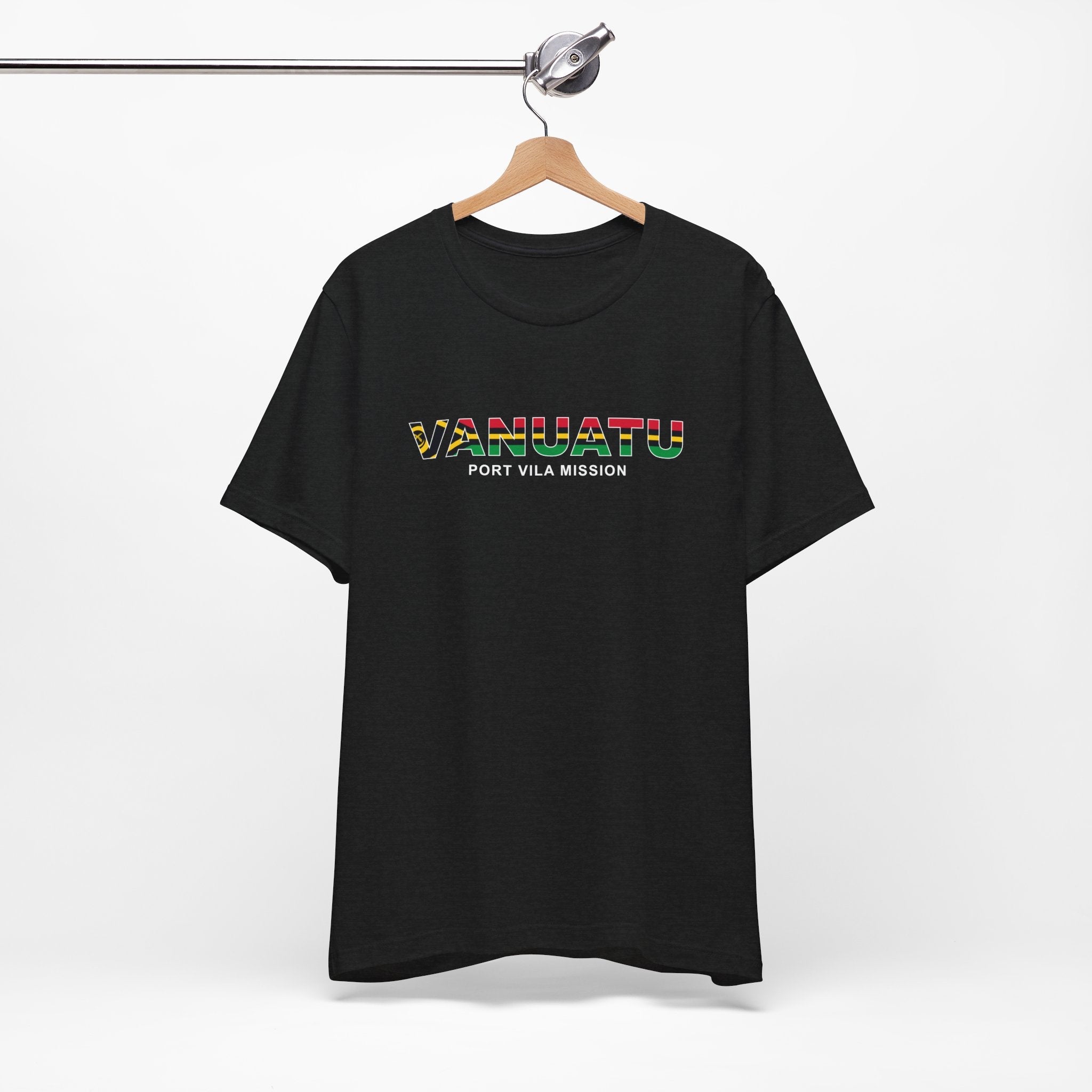 Vanuatu Port Vila Mission Flag Title T-shirt - Mission Wishlist - LDS Missionary Gift Store