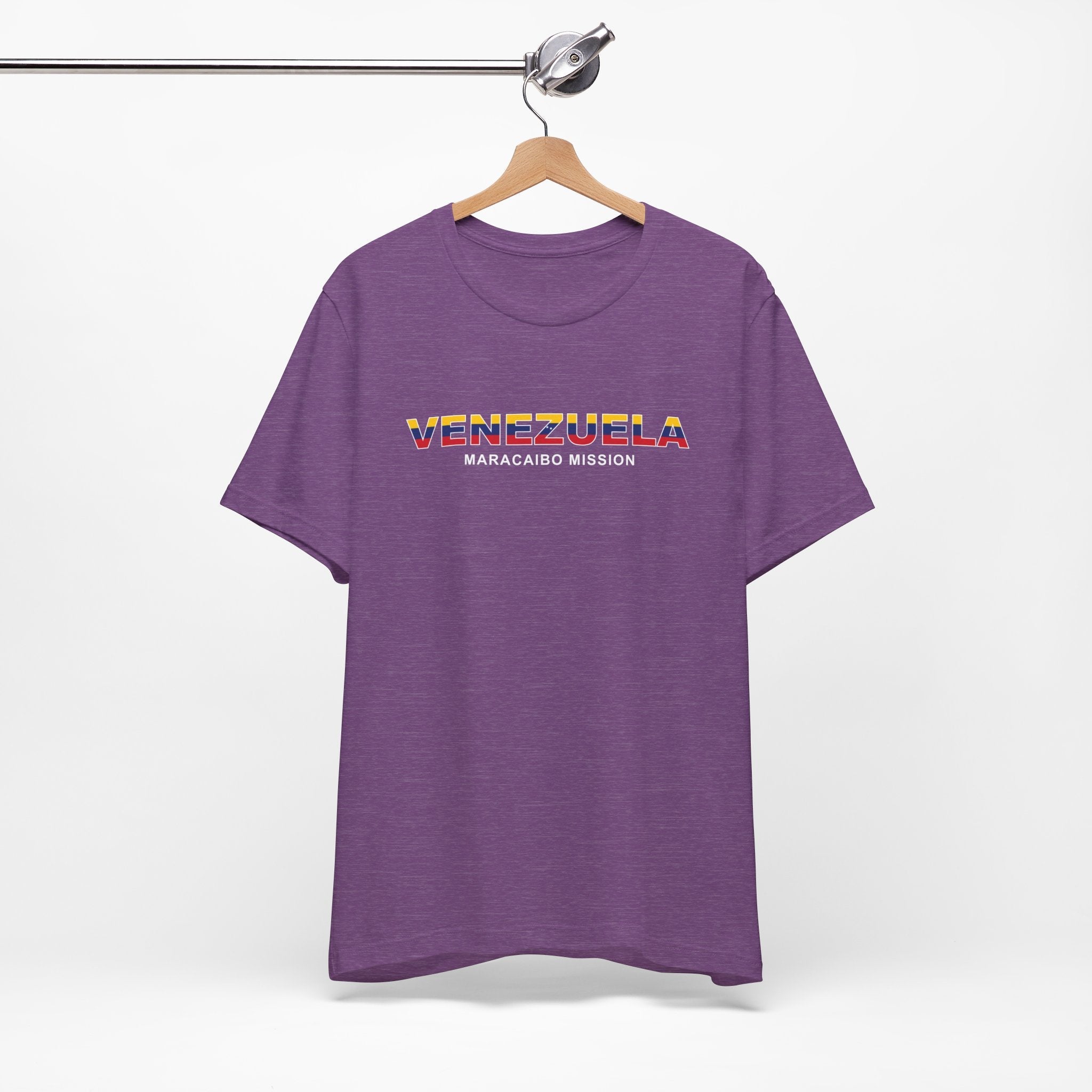 Venezuela Barcelona Mission Flag Title T-shirt - Latter-Day Saint LDS Missionary Gift - Book of Mormon