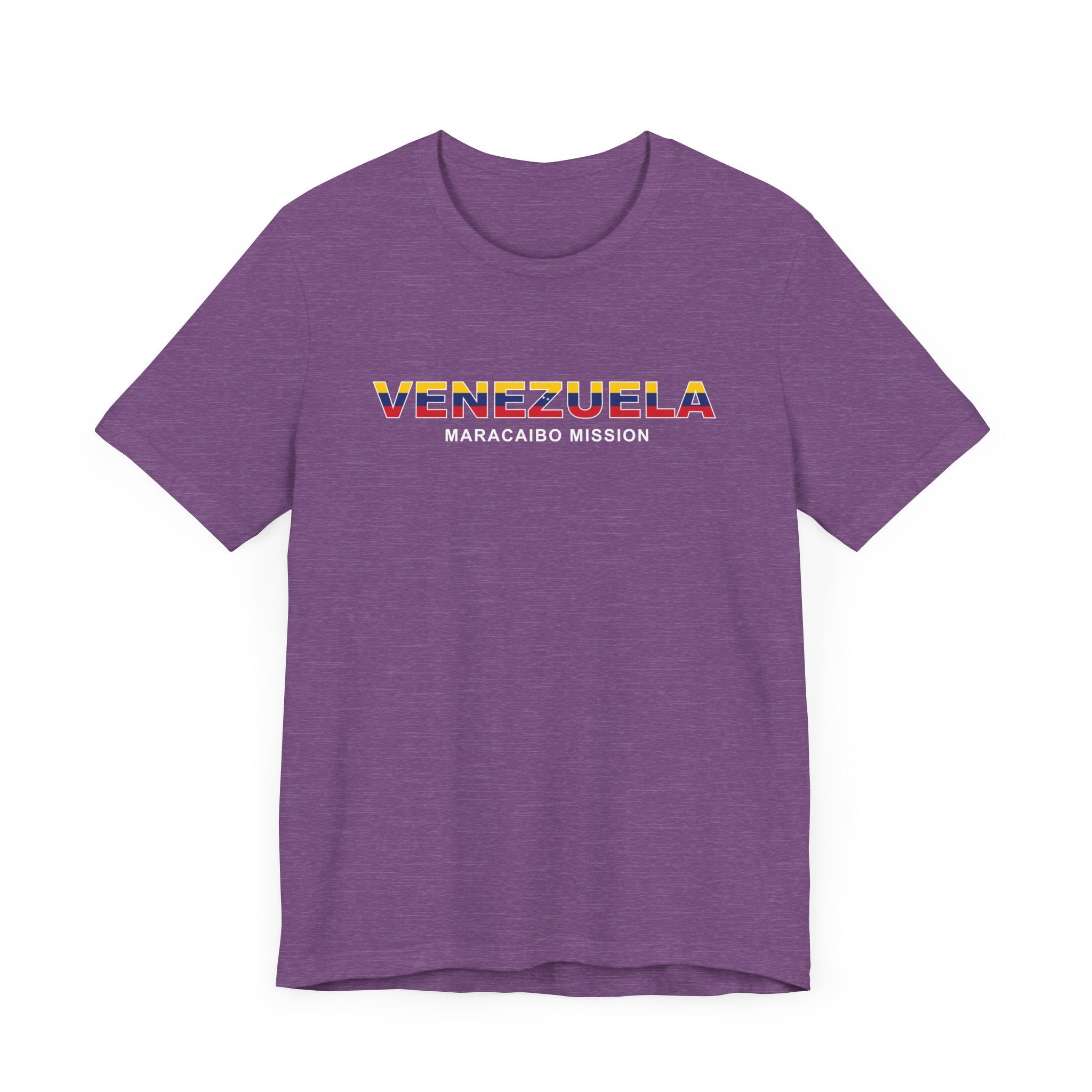 Venezuela Barcelona Mission Flag Title T-shirt - Latter-Day Saint LDS Missionary Gift - Book of Mormon