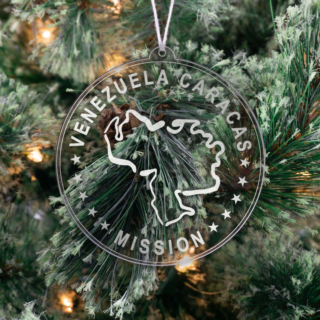 Venezuela Caracas Mission Christmas Ornament - Latter-Day Saint LDS Missionary Gift - Book of Mormon