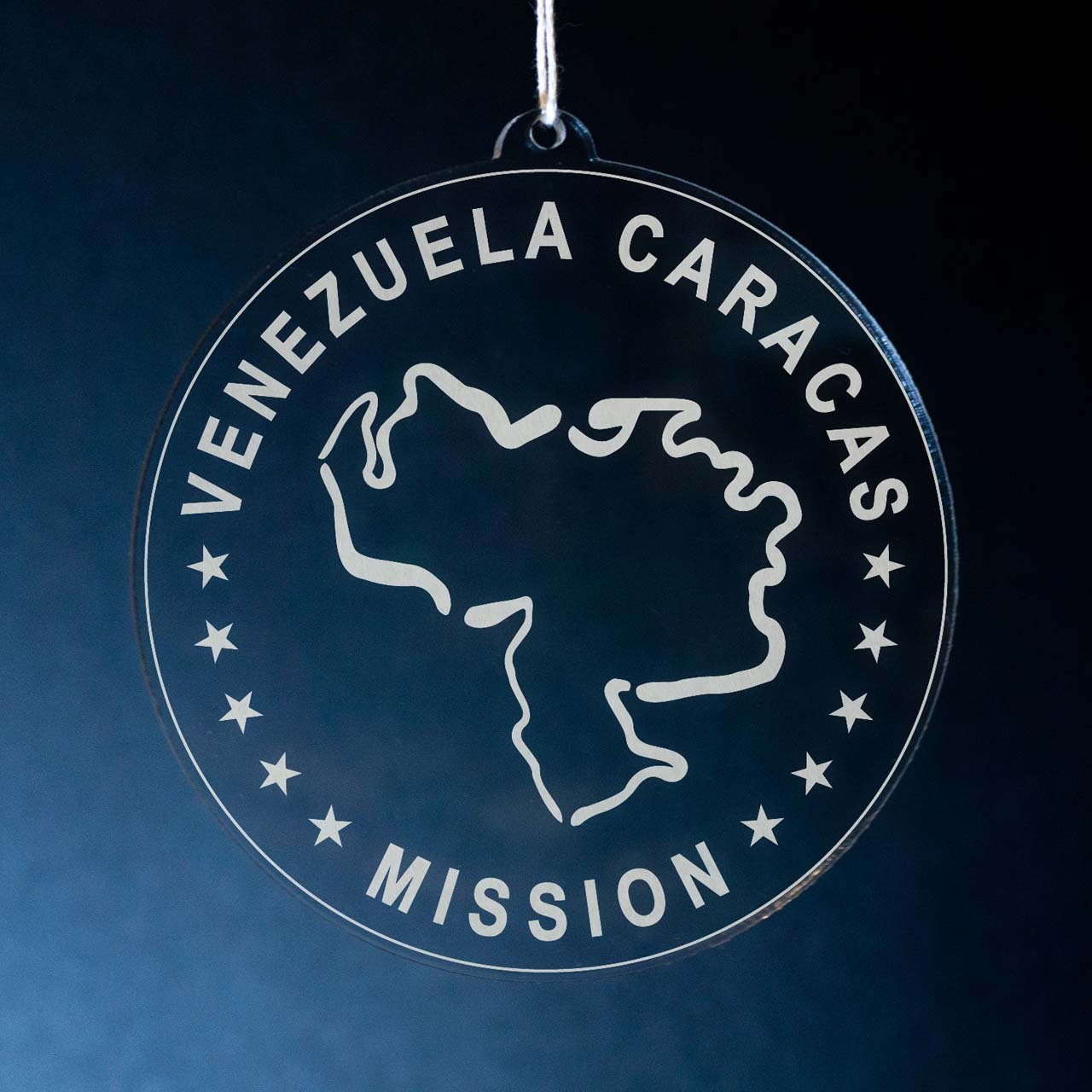 Venezuela Caracas Mission Christmas Ornament - Latter-Day Saint LDS Missionary Gift - Book of Mormon