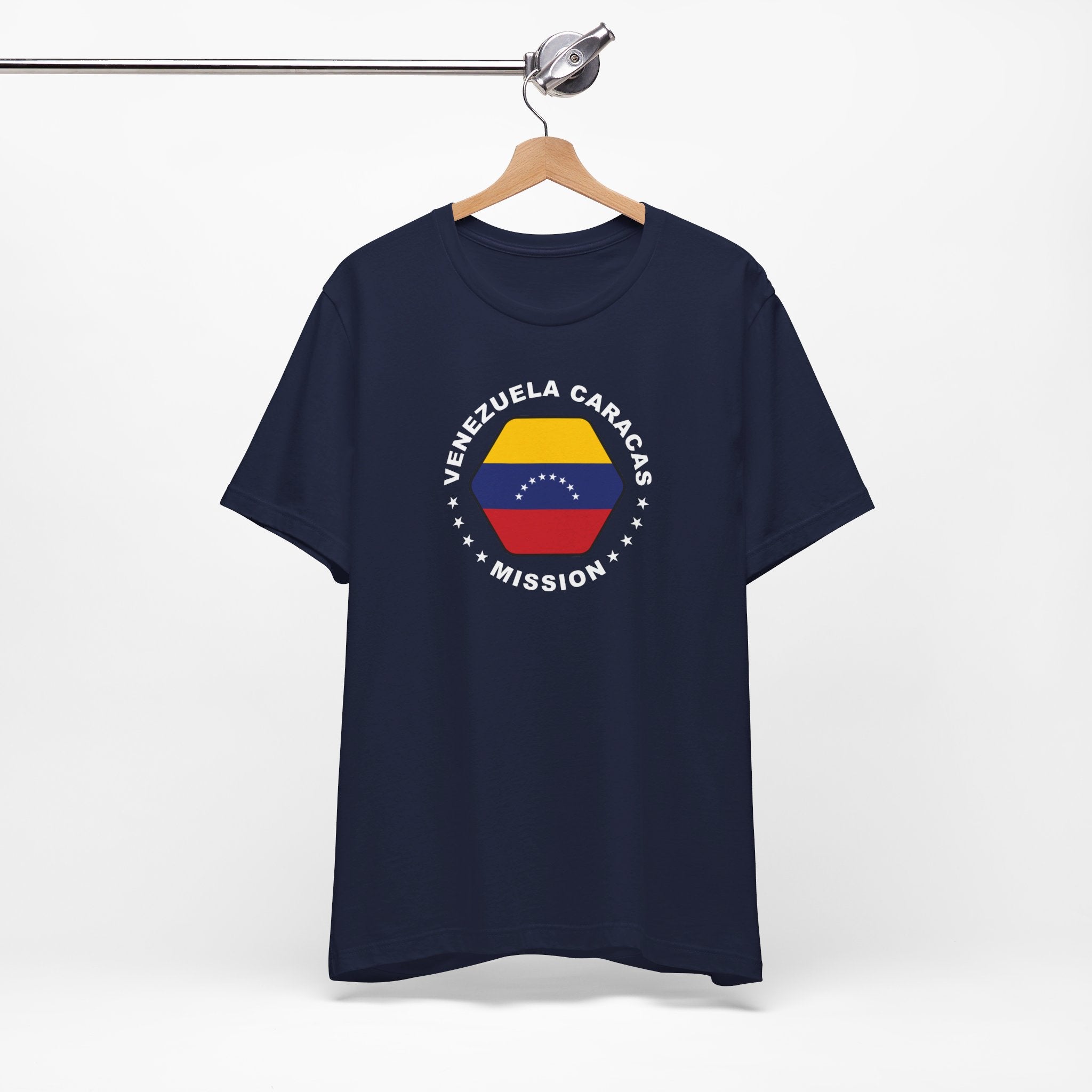 Venezuela Caracas Mission Circular Flag T-shirt - Mission Wishlist - LDS Missionary Gift Store