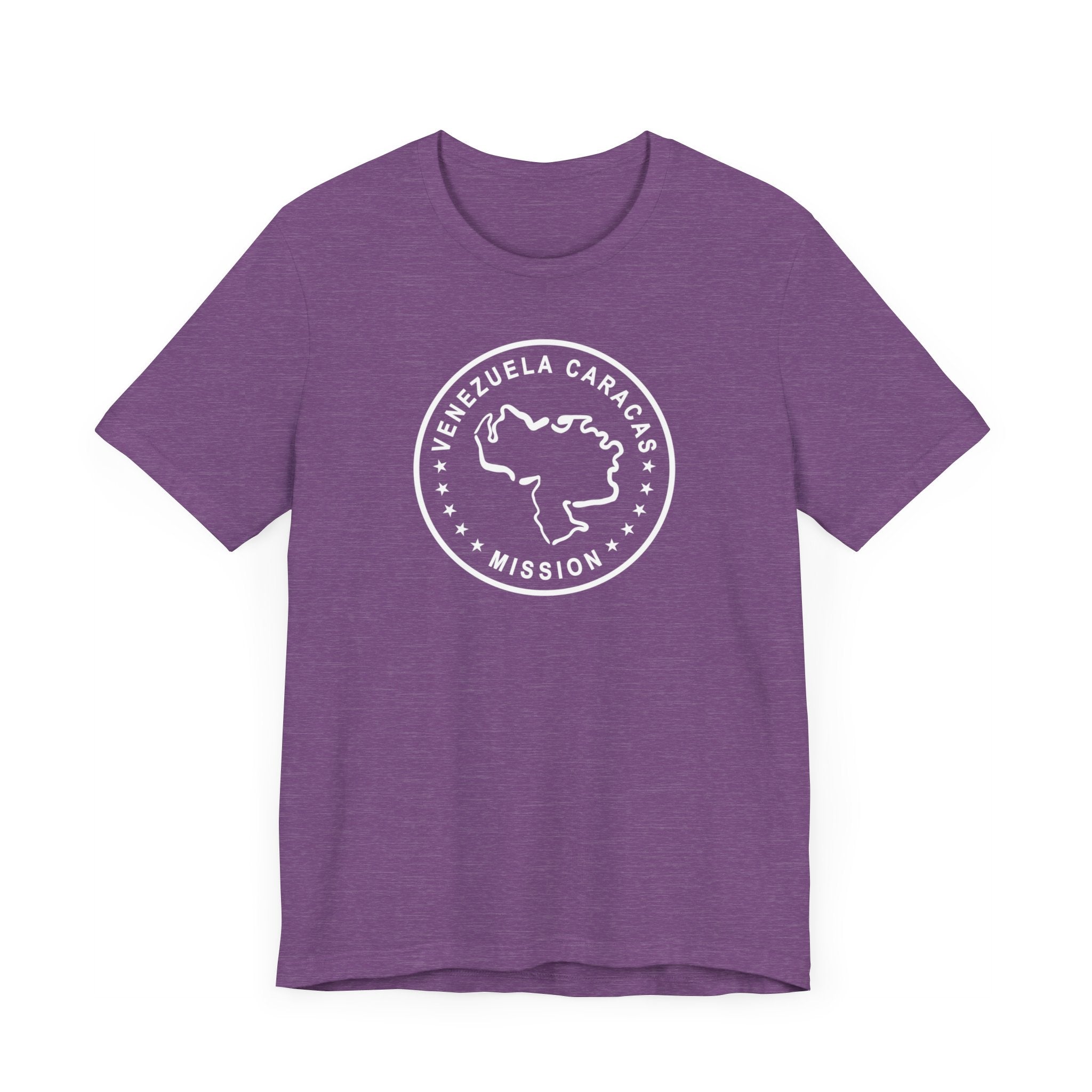 Venezuela Caracas Mission Circular Monochrome Logo T-Shirt - Mission Wishlist - LDS Missionary Gift Store