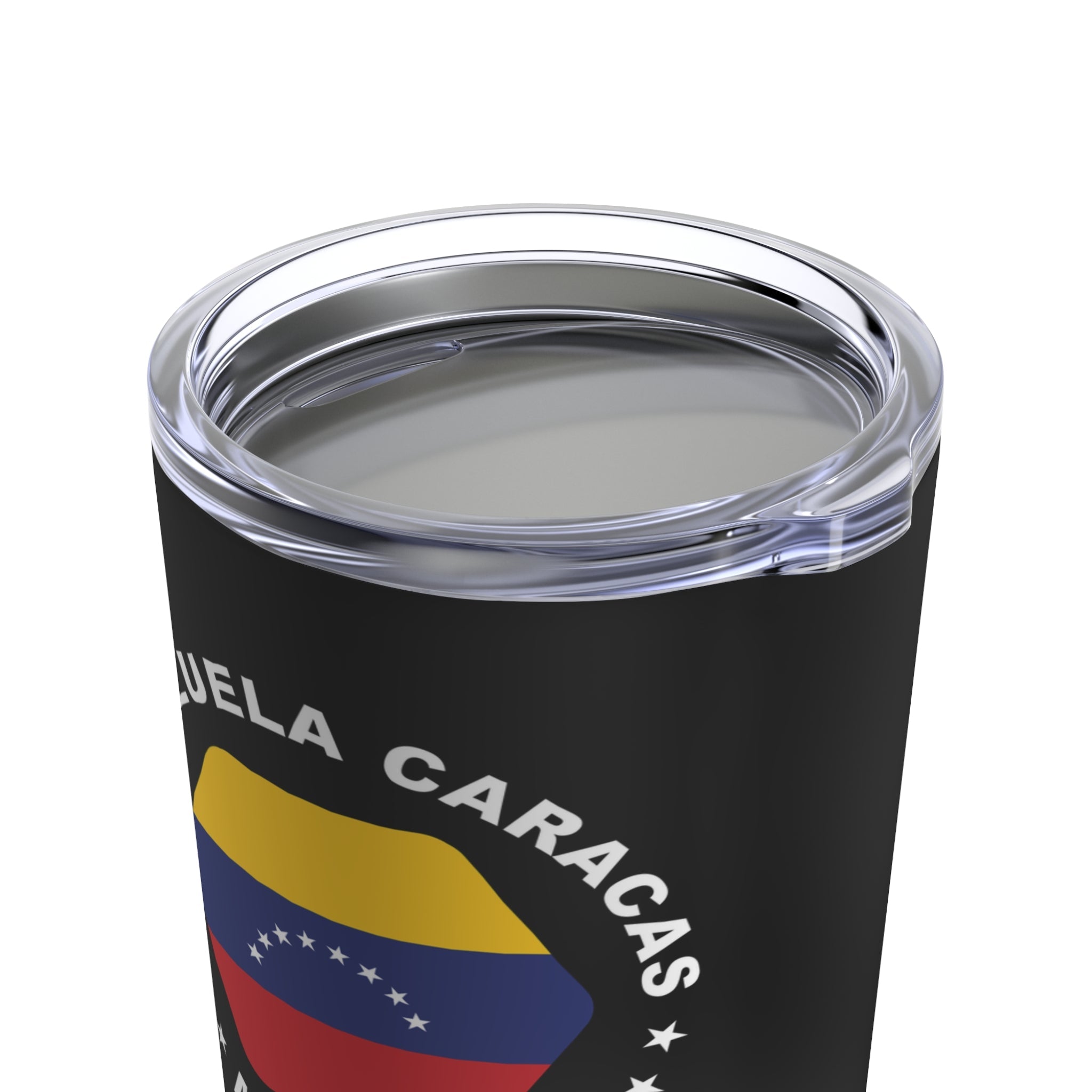 Venezuela Caracas Mission Flag Logo Tumbler 20oz Black - Latter-Day Saint LDS Missionary Gift - Book of Mormon