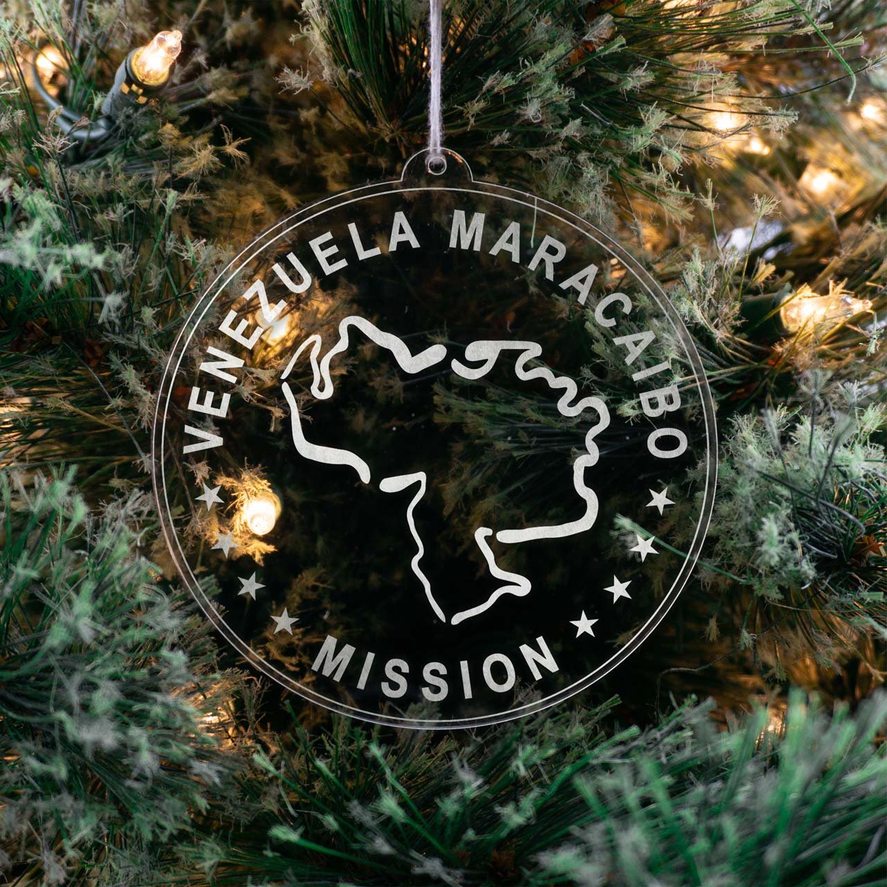 Venezuela Maracaibo Mission Christmas Ornament - Latter-Day Saint LDS Missionary Gift - Book of Mormon