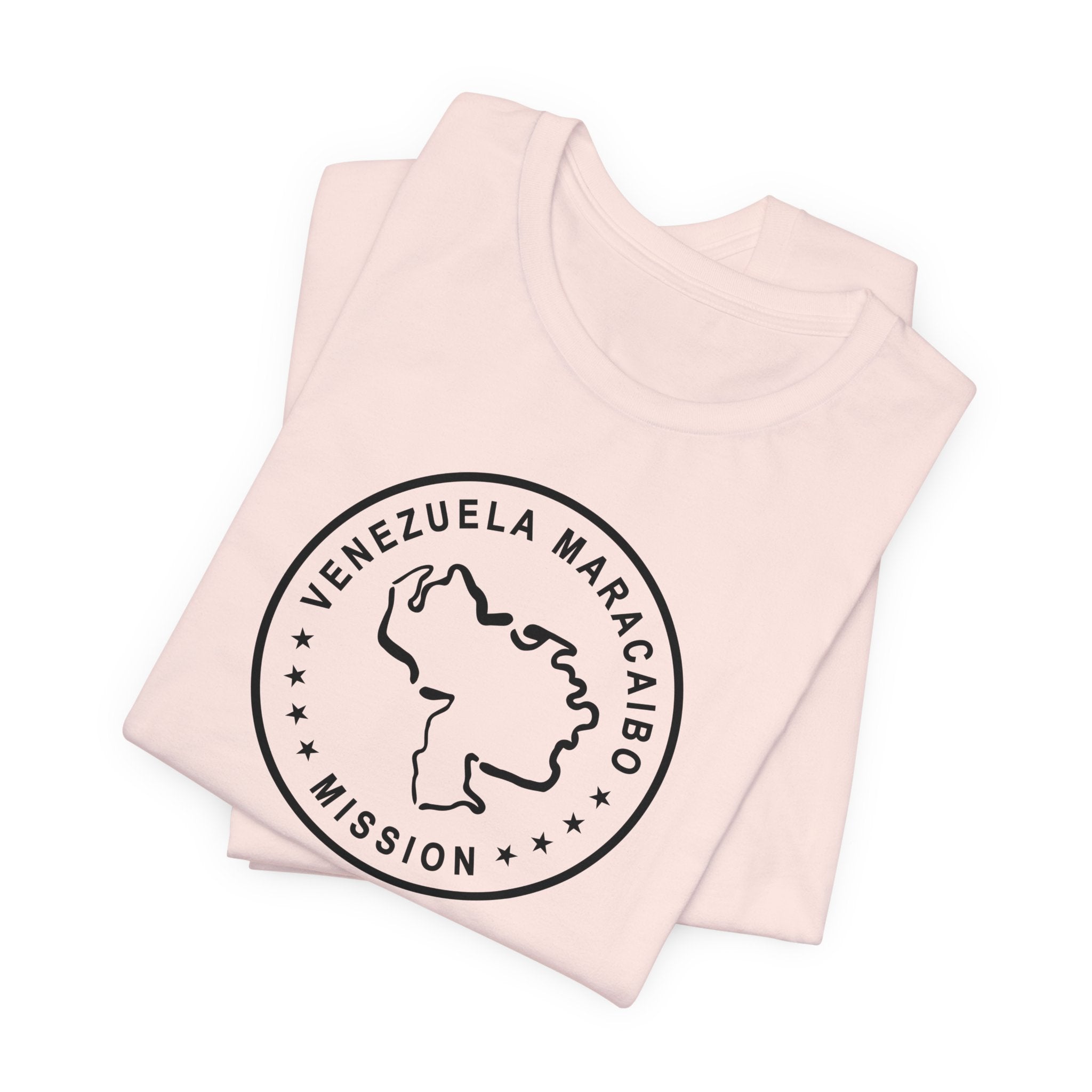 Venezuela Maracaibo Mission Circular Monochrome Logo T-Shirt - Mission Wishlist - LDS Missionary Gift Store
