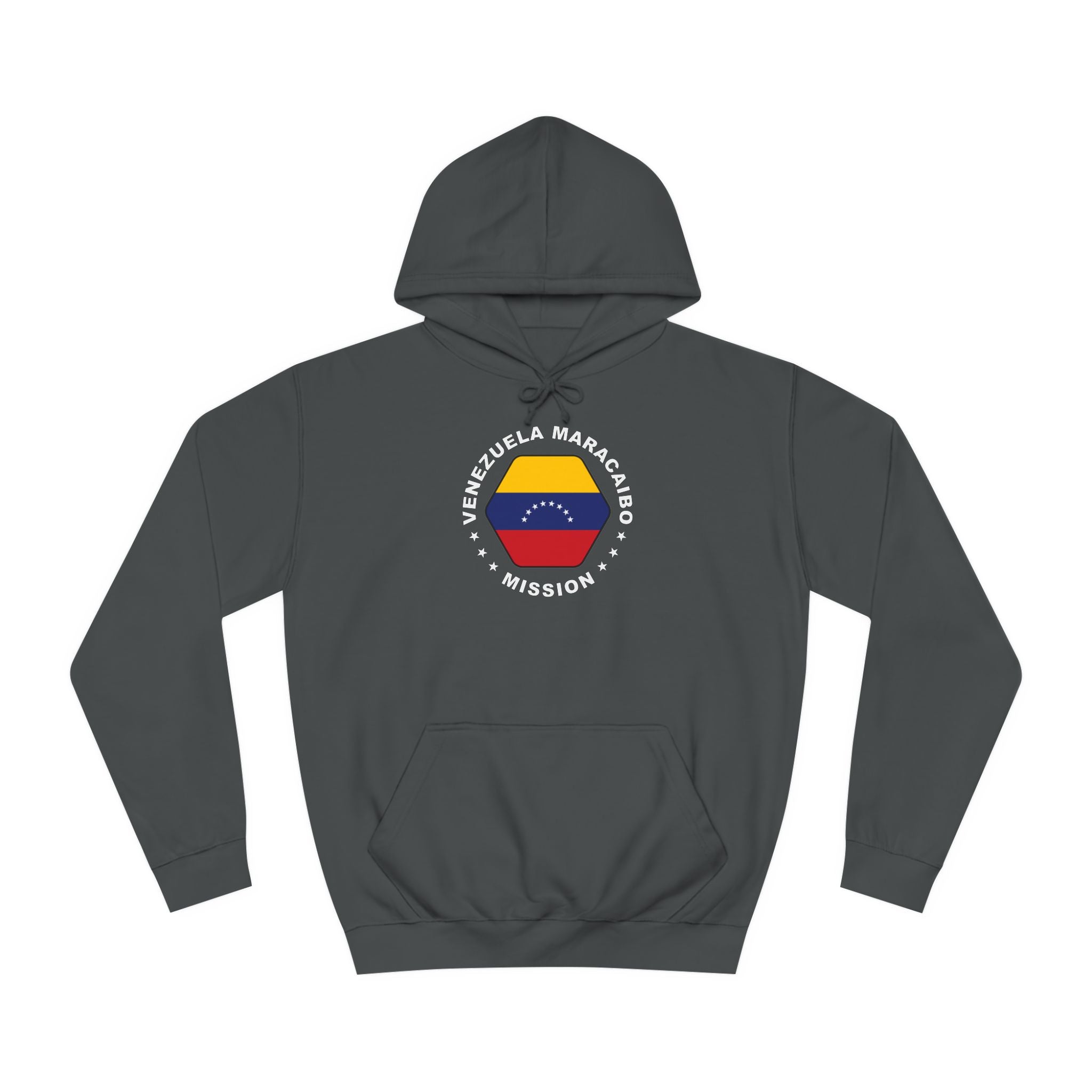 Venezuela Maracaibo Mission Flag Logo (White Border) College Hoodie - Mission Wishlist - LDS Missionary Gift Store