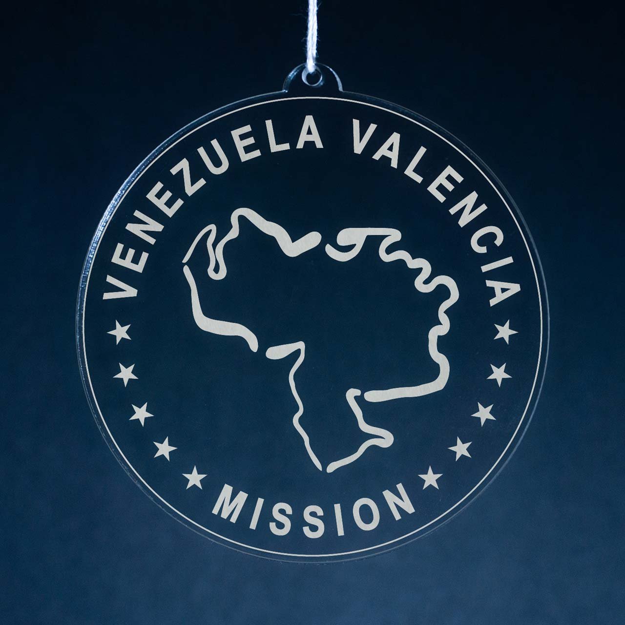 Venezuela Valencia Mission Christmas Ornament - Latter-Day Saint LDS Missionary Gift - Book of Mormon