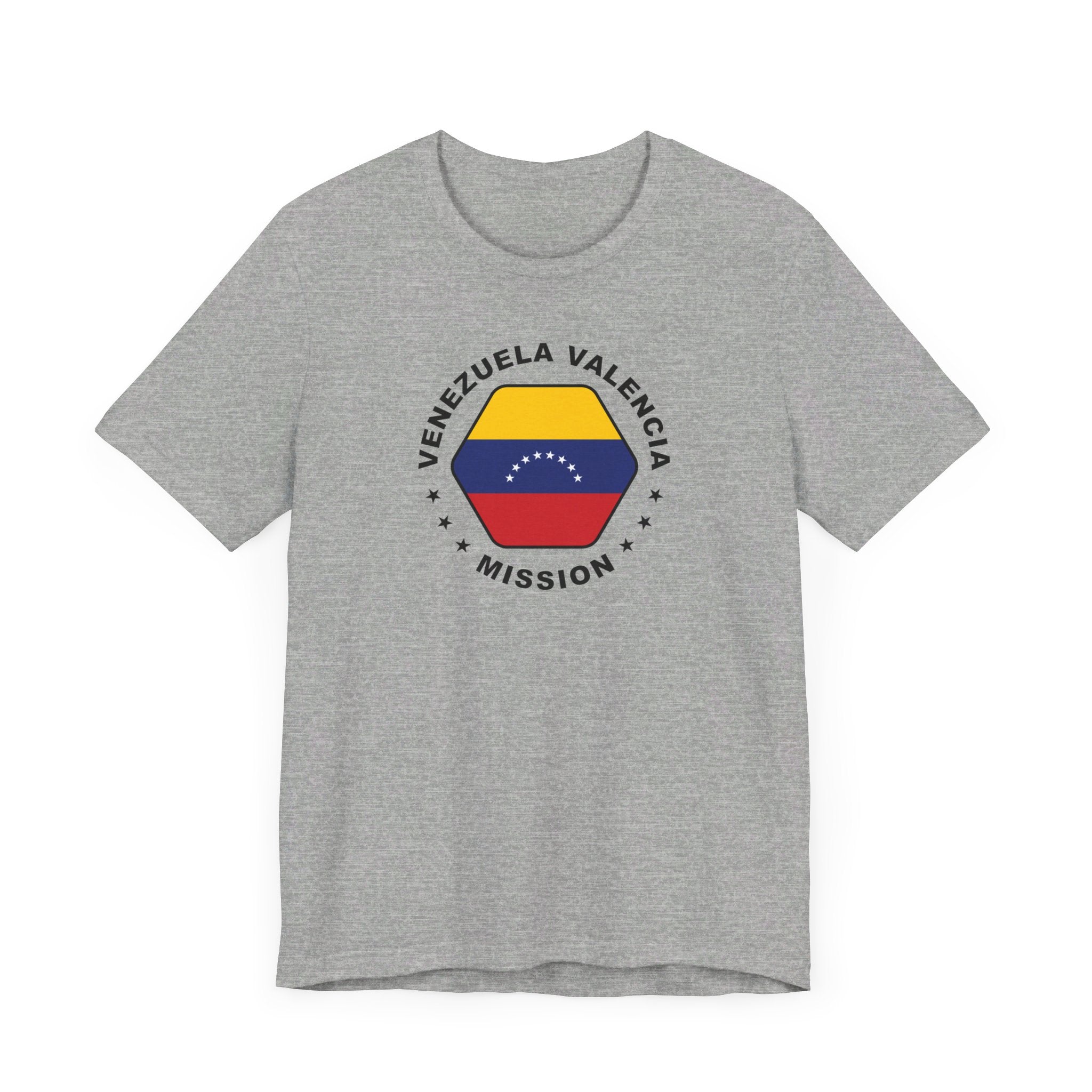 Venezuela Valencia Mission Circular Flag T-shirt - Latter-Day Saint LDS Missionary Gift - Book of Mormon