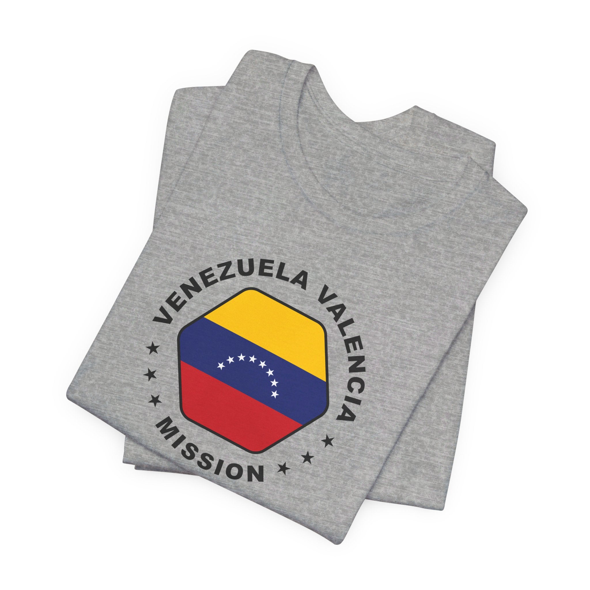 Venezuela Valencia Mission Circular Flag T-shirt - Latter-Day Saint LDS Missionary Gift - Book of Mormon