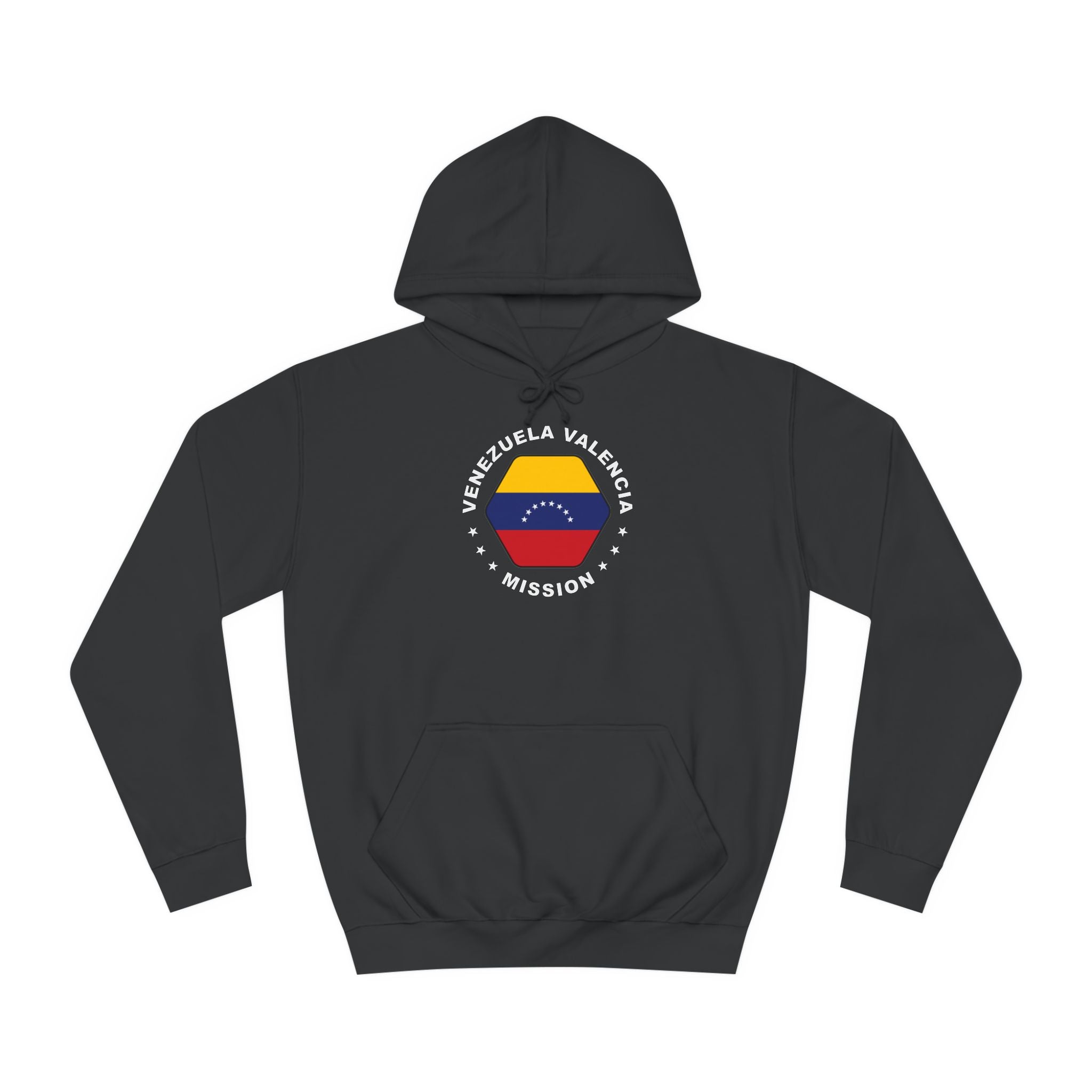 Venezuela Valencia Mission Flag Logo (White Border) College Hoodie - Mission Wishlist - LDS Missionary Gift Store