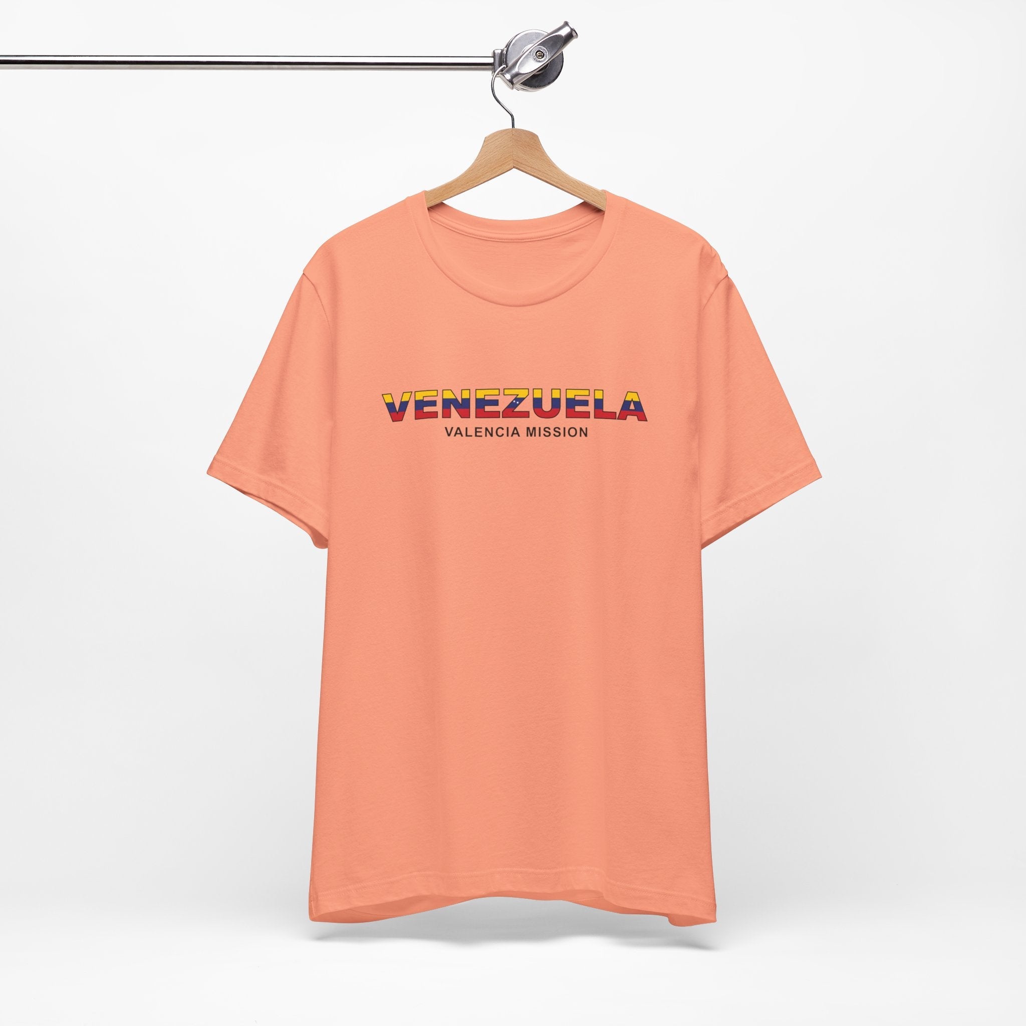 Venezuela Valencia Mission Flag Title T-shirt - Mission Wishlist - LDS Missionary Gift Store