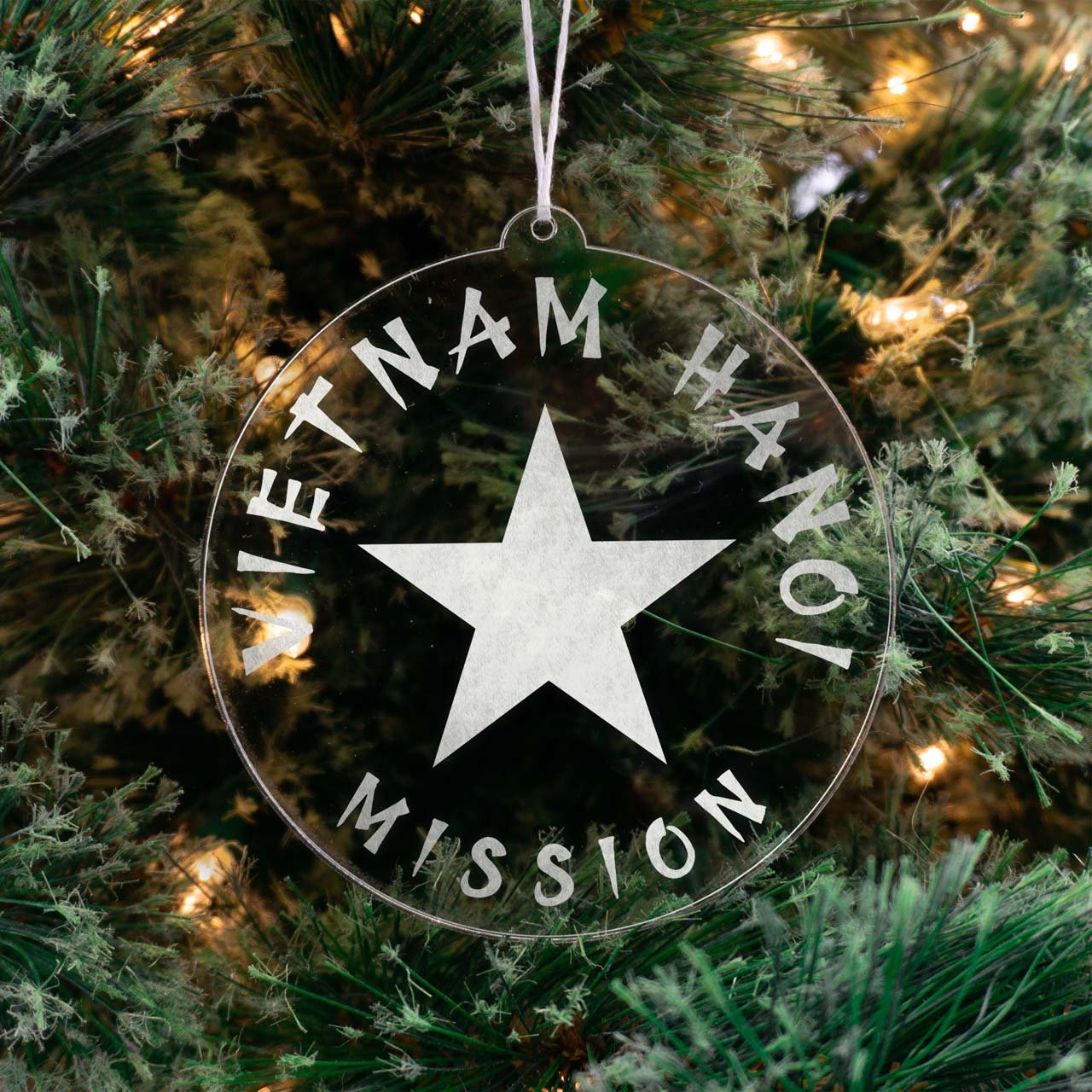 Vietnam Hanoi Mission Christmas Ornament - Latter-Day Saint LDS Missionary Gift - Book of Mormon