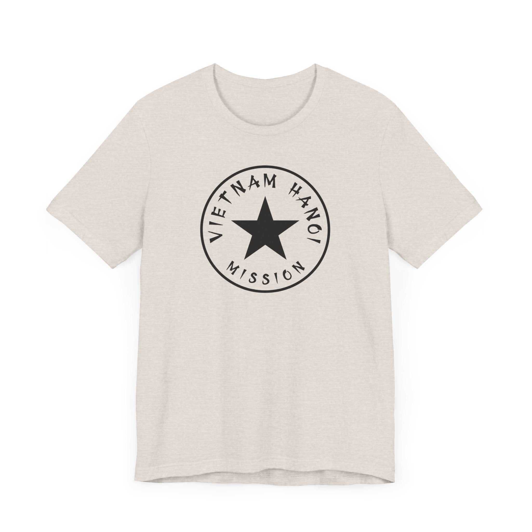 Vietnam Hanoi Mission Circular Monochrome Logo T-Shirt - Mission Wishlist - LDS Missionary Gift Store