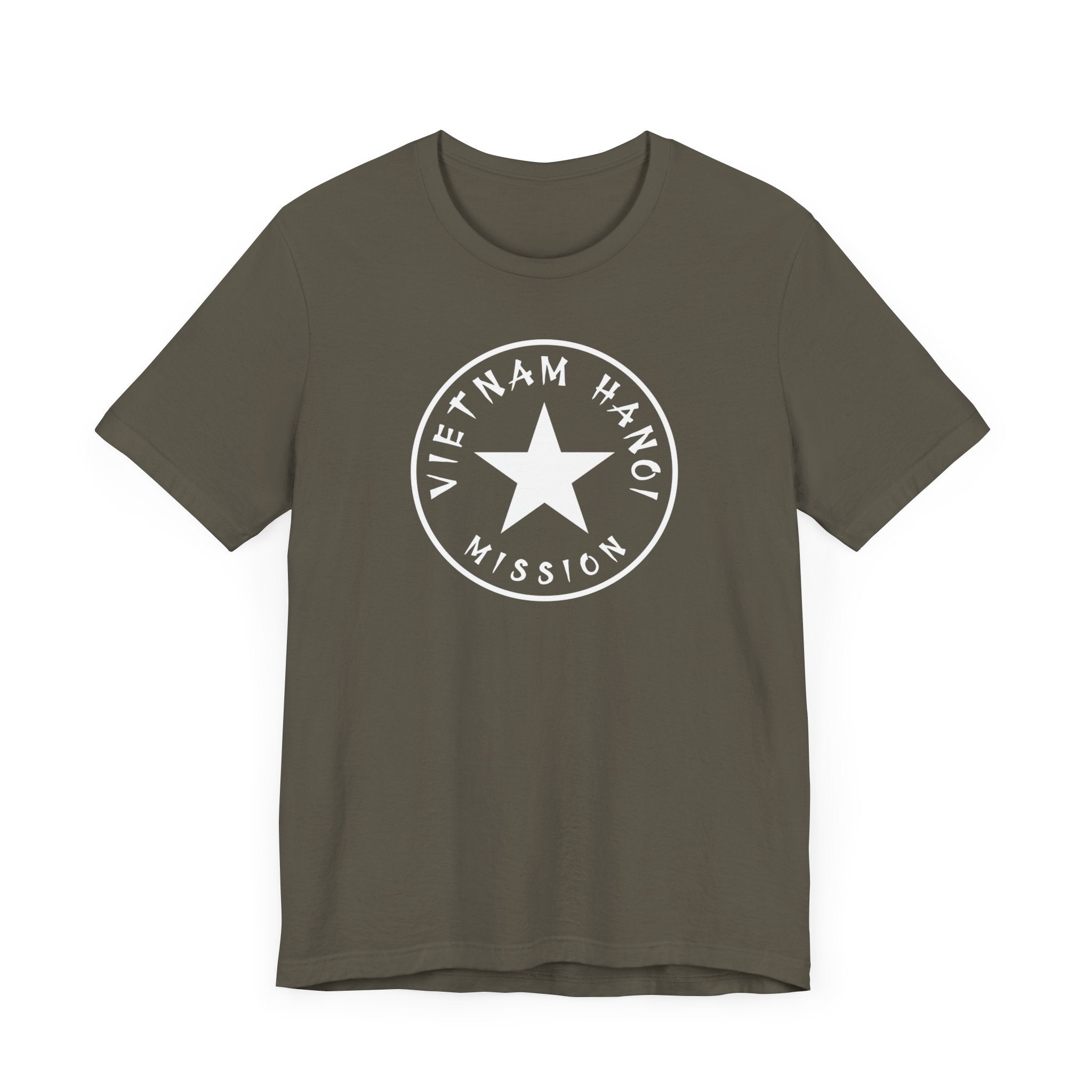 Vietnam Hanoi Mission Circular Monochrome Logo T-Shirt - Mission Wishlist - LDS Missionary Gift Store
